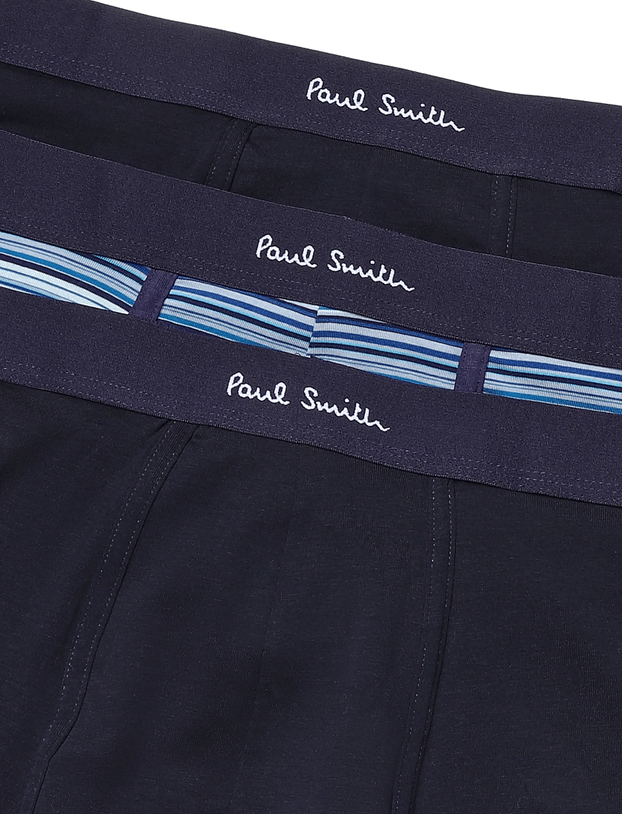 PS Paul Smith - MEN TRUNK 3 PACK SIGN MIX - multipack kalsonger - 47_navy - 2