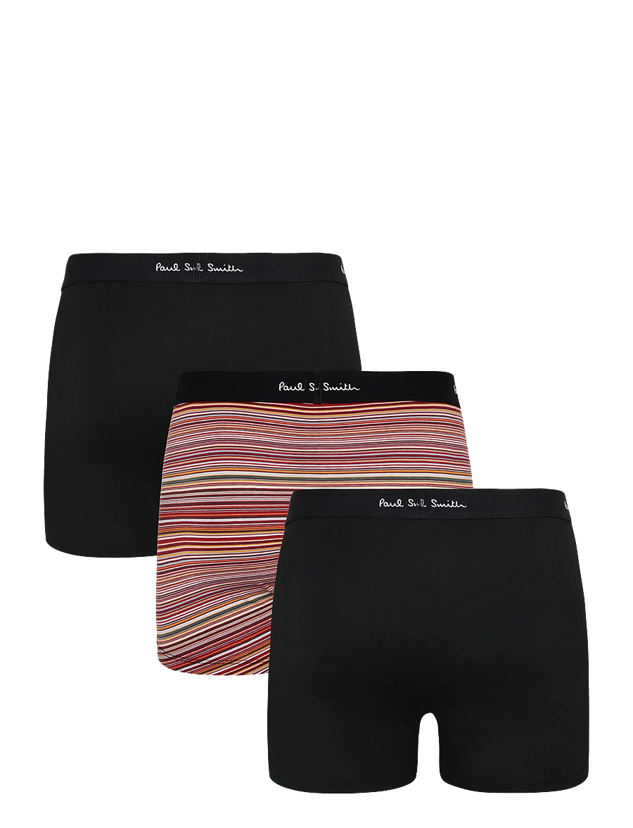 PS Paul Smith - MEN TRUNK 3 PACK BLK SIGN - multipack kalsonger - 79_black - 1
