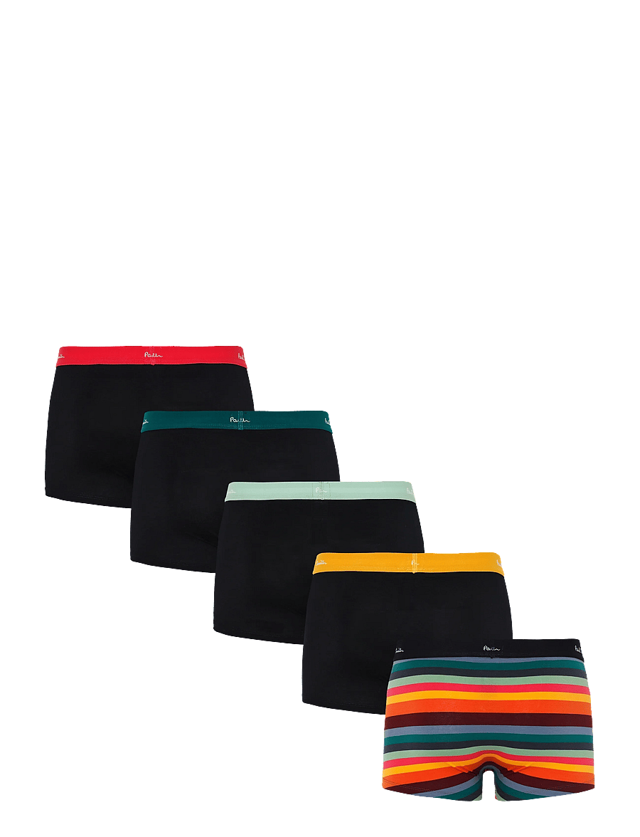 Paul Smith - MEN TRUNK 5 PACK BLK ARST - boxershorts - 79_black - 1