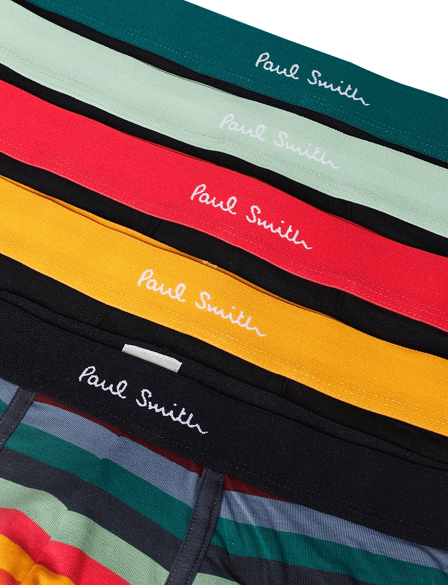 Paul Smith - MEN TRUNK 5 PACK BLK ARST - boxershorts - 79_black - 2