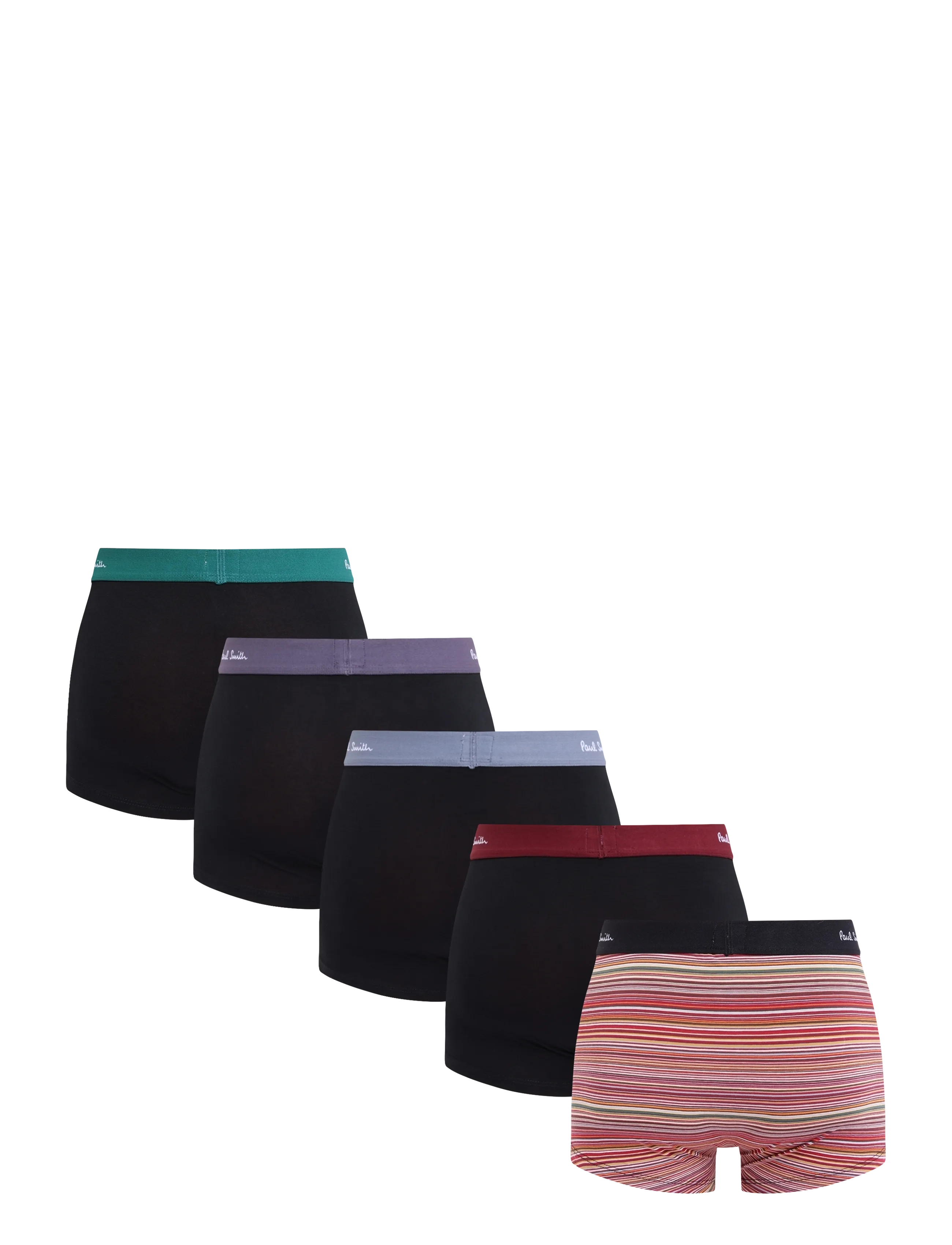 PS Paul Smith - MEN TRUNK 5 PACK BLK SIGN - multipakk aluspüksid - 79_black - 1