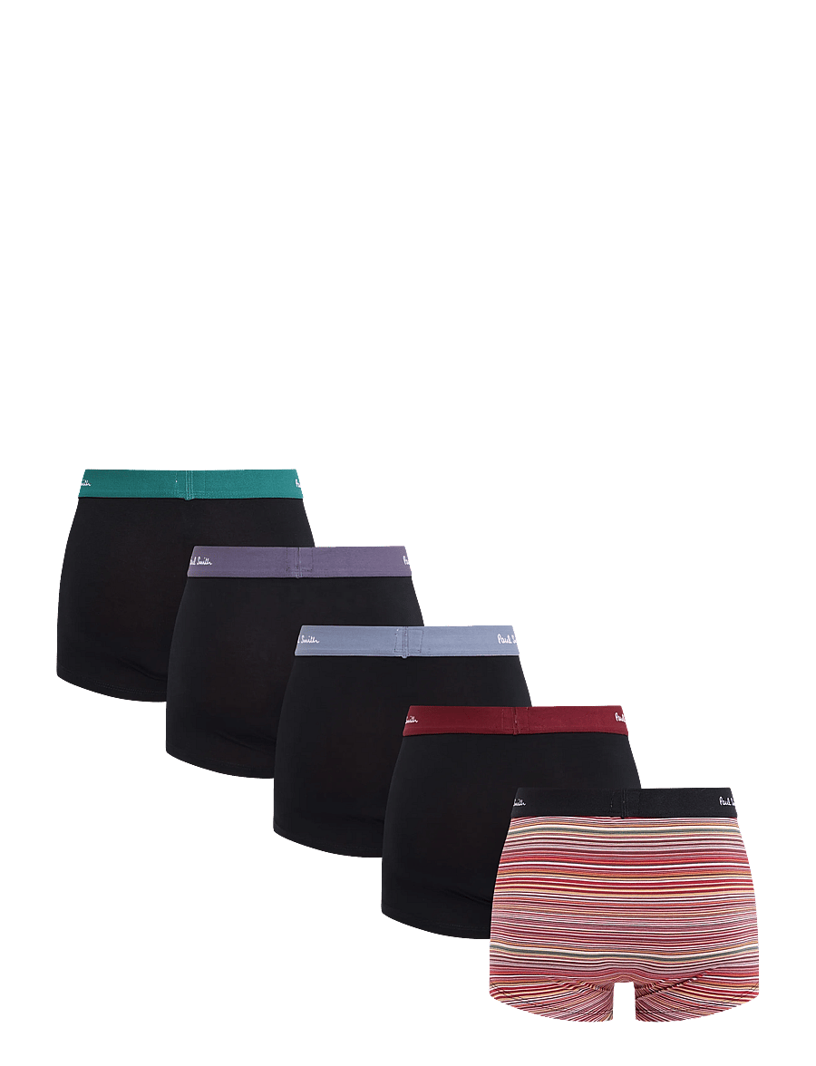 PS Paul Smith - MEN TRUNK 5 PACK BLK SIGN - multipakk aluspüksid - 79_black - 1