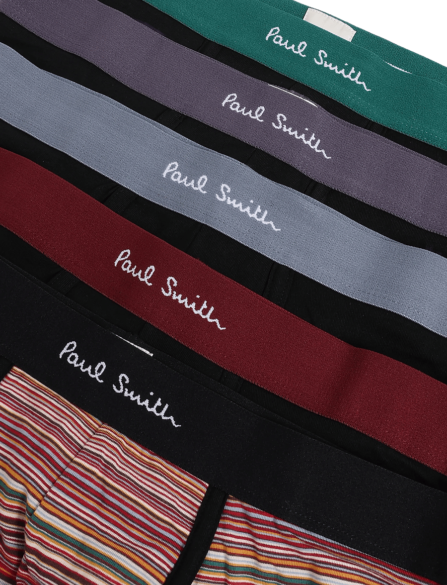 PS Paul Smith - MEN TRUNK 5 PACK BLK SIGN - multipakk aluspüksid - 79_black - 2