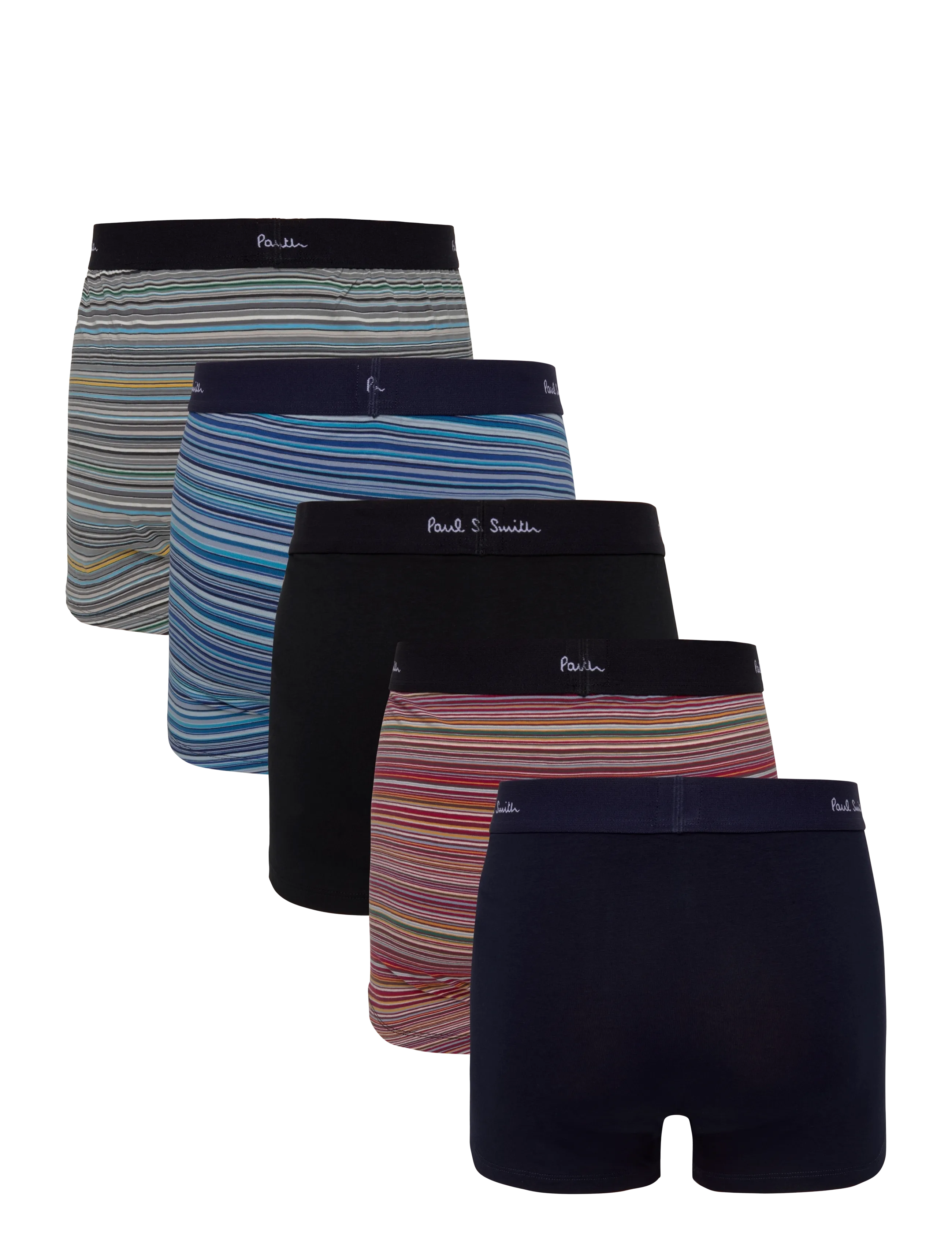 PS Paul Smith - MEN TRUNK 5 PACK SIGNATR - enge boxershorts - mixed plate 1 - 1