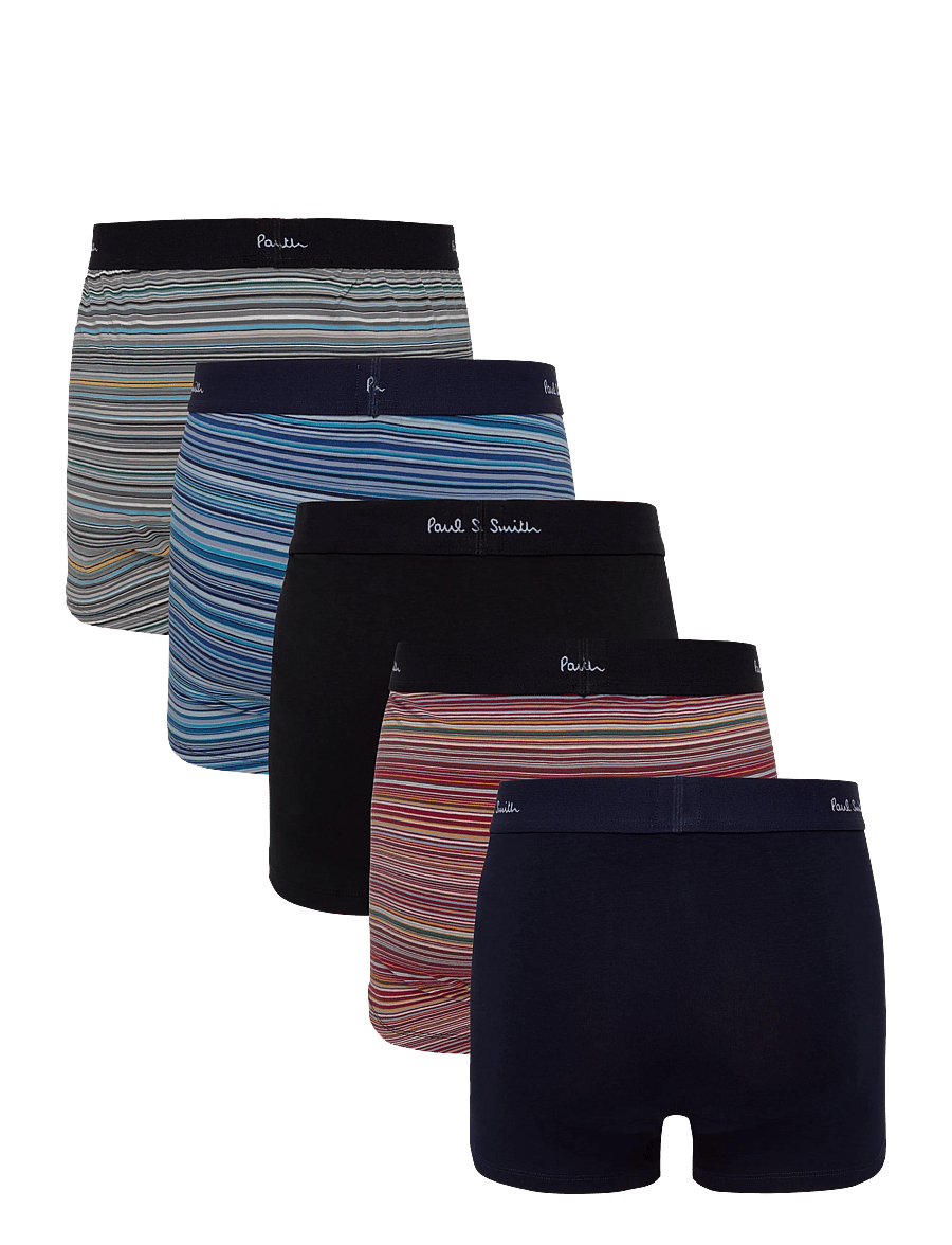 PS Paul Smith - MEN TRUNK 5 PACK SIGNATR - enge boxershorts - mixed plate 1 - 1