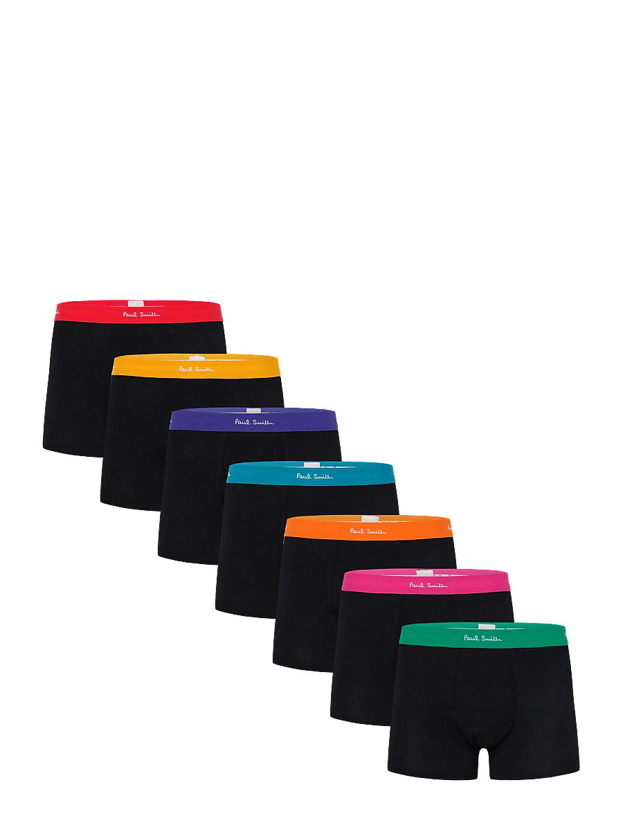 Paul Smith - MEN TRUNK 7 PACK MIX BND - bokserid - 79_black - 0