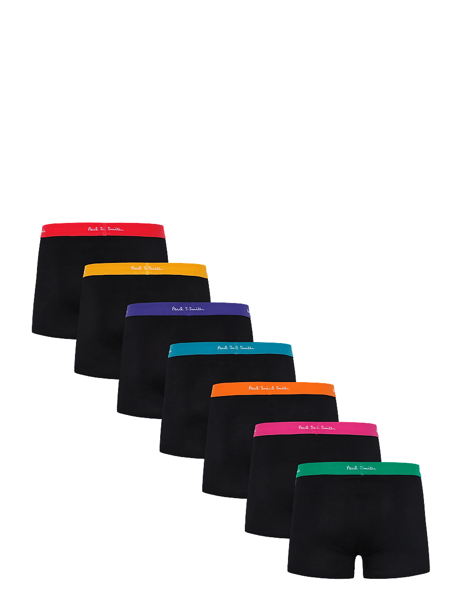 Paul Smith - MEN TRUNK 7 PACK MIX BND - bokserid - 79_black - 1
