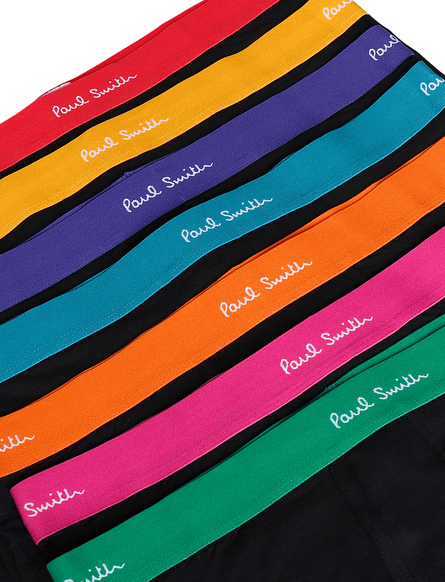 Paul Smith - MEN TRUNK 7 PACK MIX BND - bokserid - 79_black - 2