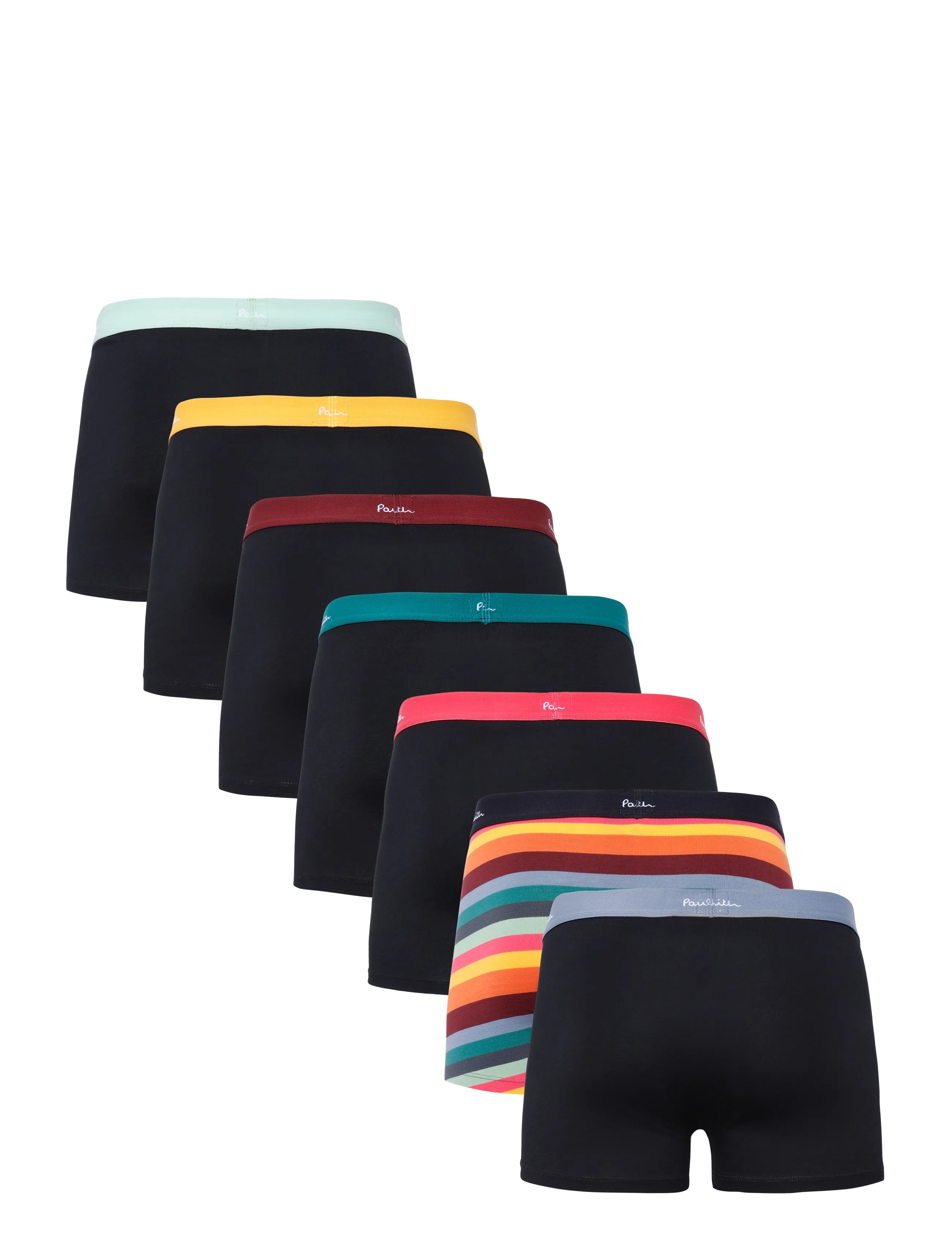 PS Paul Smith - MEN TRUNK 7 PACK MIX ARST - unterhosen im multipack - 79_black - 1