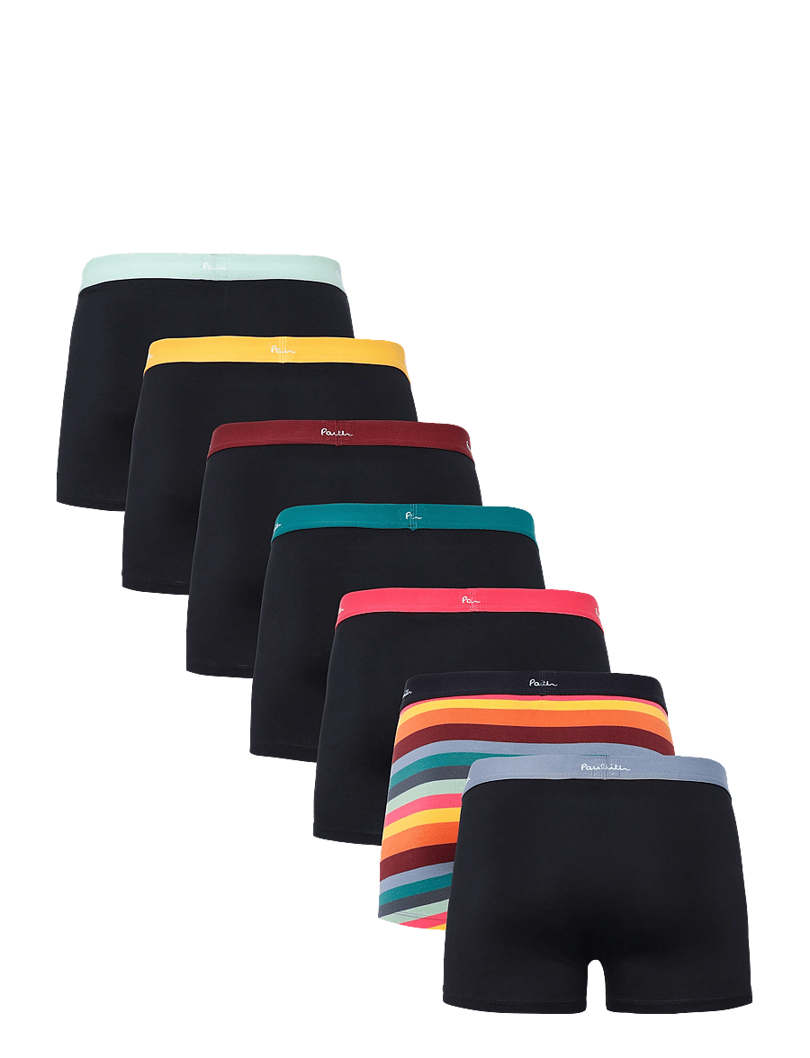 PS Paul Smith - MEN TRUNK 7 PACK MIX ARST - unterhosen im multipack - 79_black - 1
