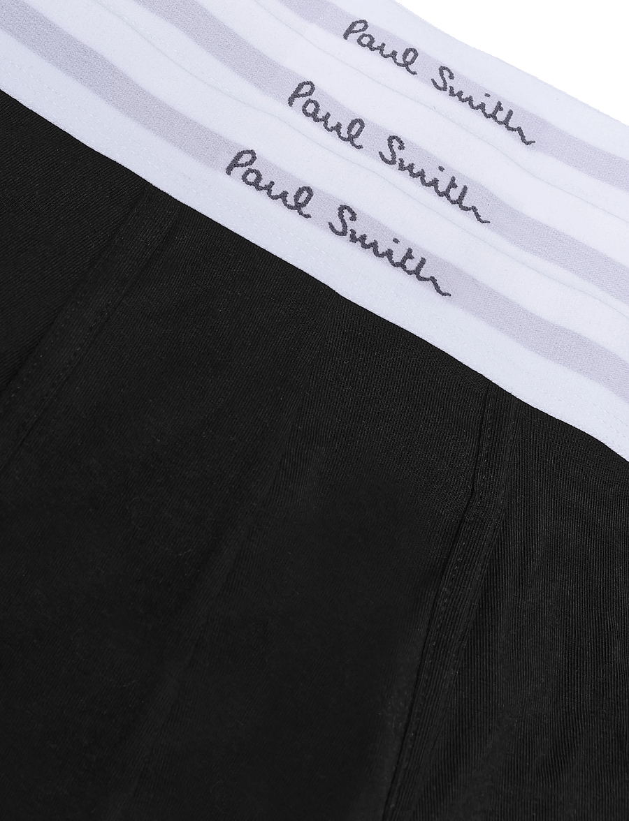 Paul Smith - MEN TRUNK 3PK WHITE BAND - enge boxershorts - 79_black - 2