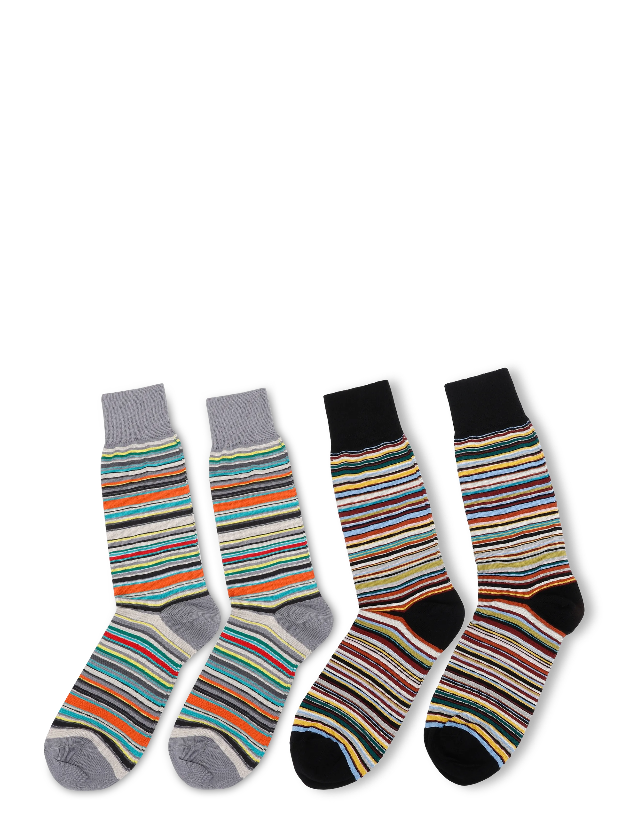 PS Paul Smith - MEN SOCK 2 PACK SIGNTR - tennissocken - mixed plate 2 - 1