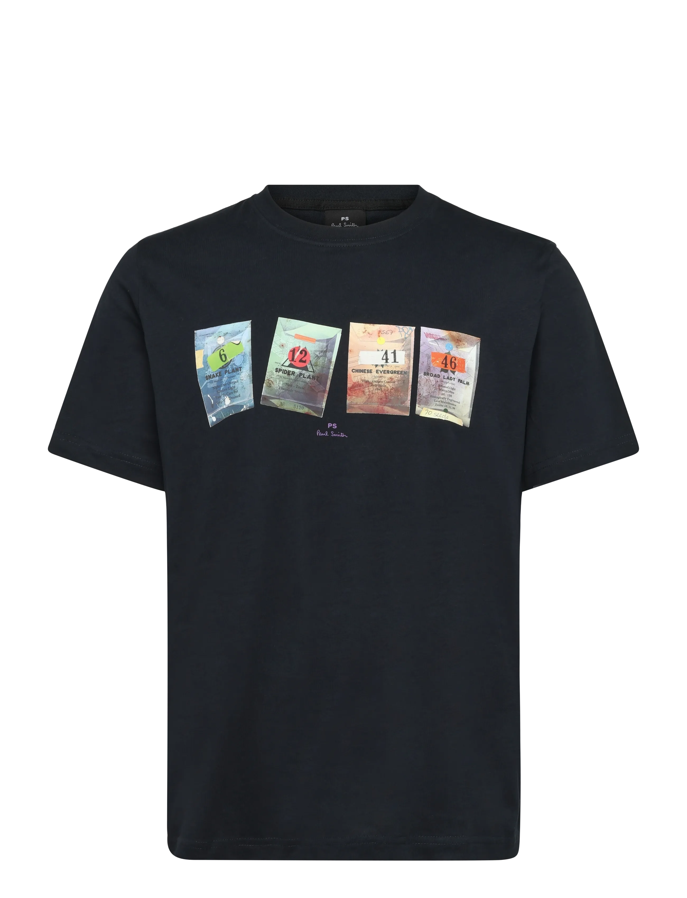 PS Paul Smith - MENS REG FIT SS T SHIRT SEEDS - kurzärmelige t-shirts - very dark navy - 1