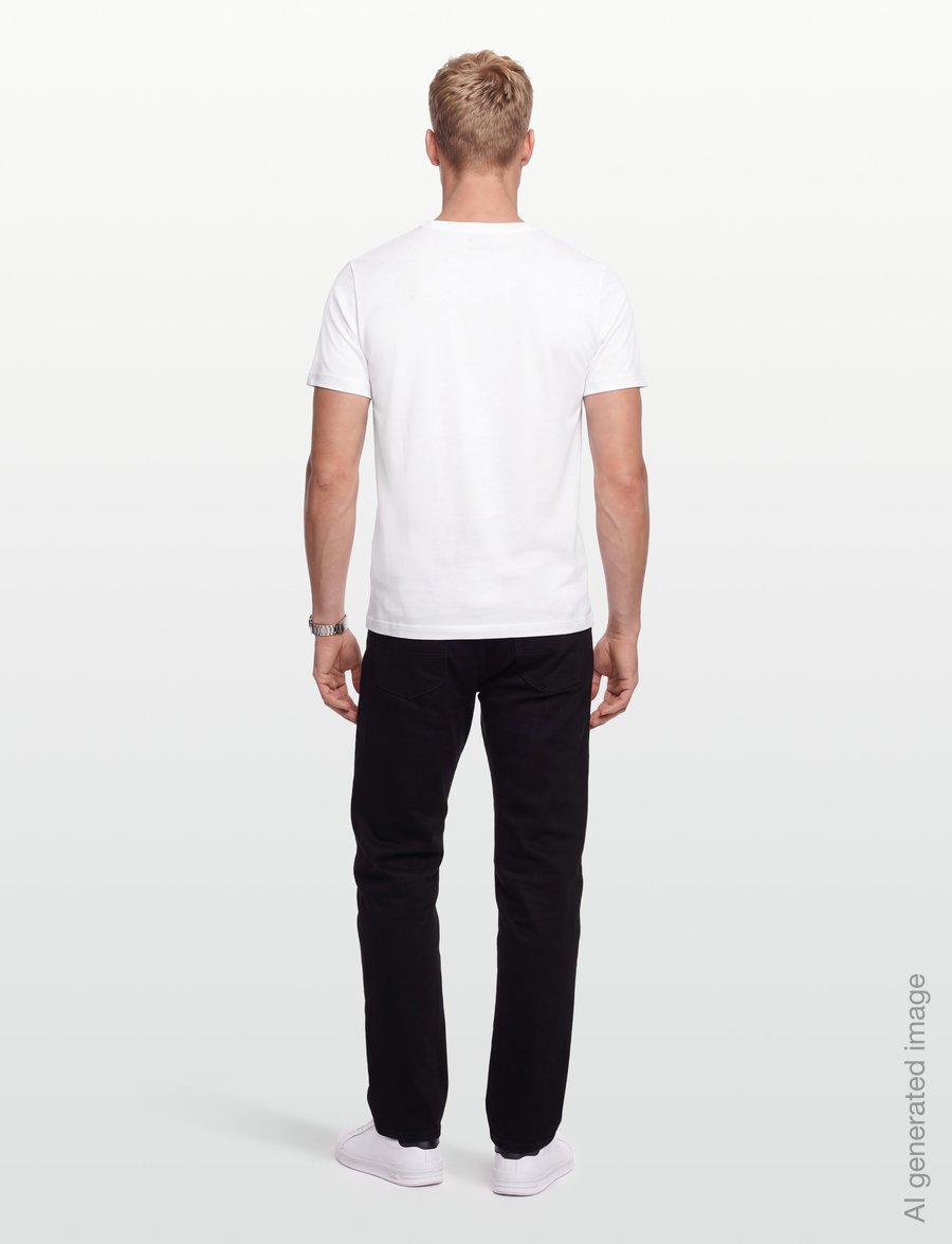 PS Paul Smith - MENS REG FIT T SHIRT IN A ROW - kurzärmelige t-shirts - 01_white - 4