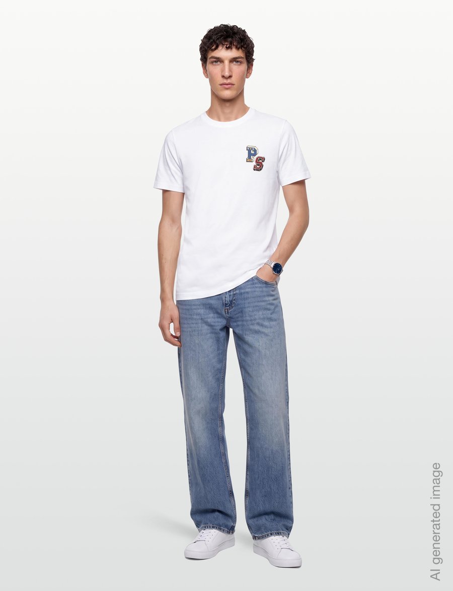 PS Paul Smith - MENS REG FIT T SHIRT PS1970 - kurzärmelige t-shirts - 01_white - 0