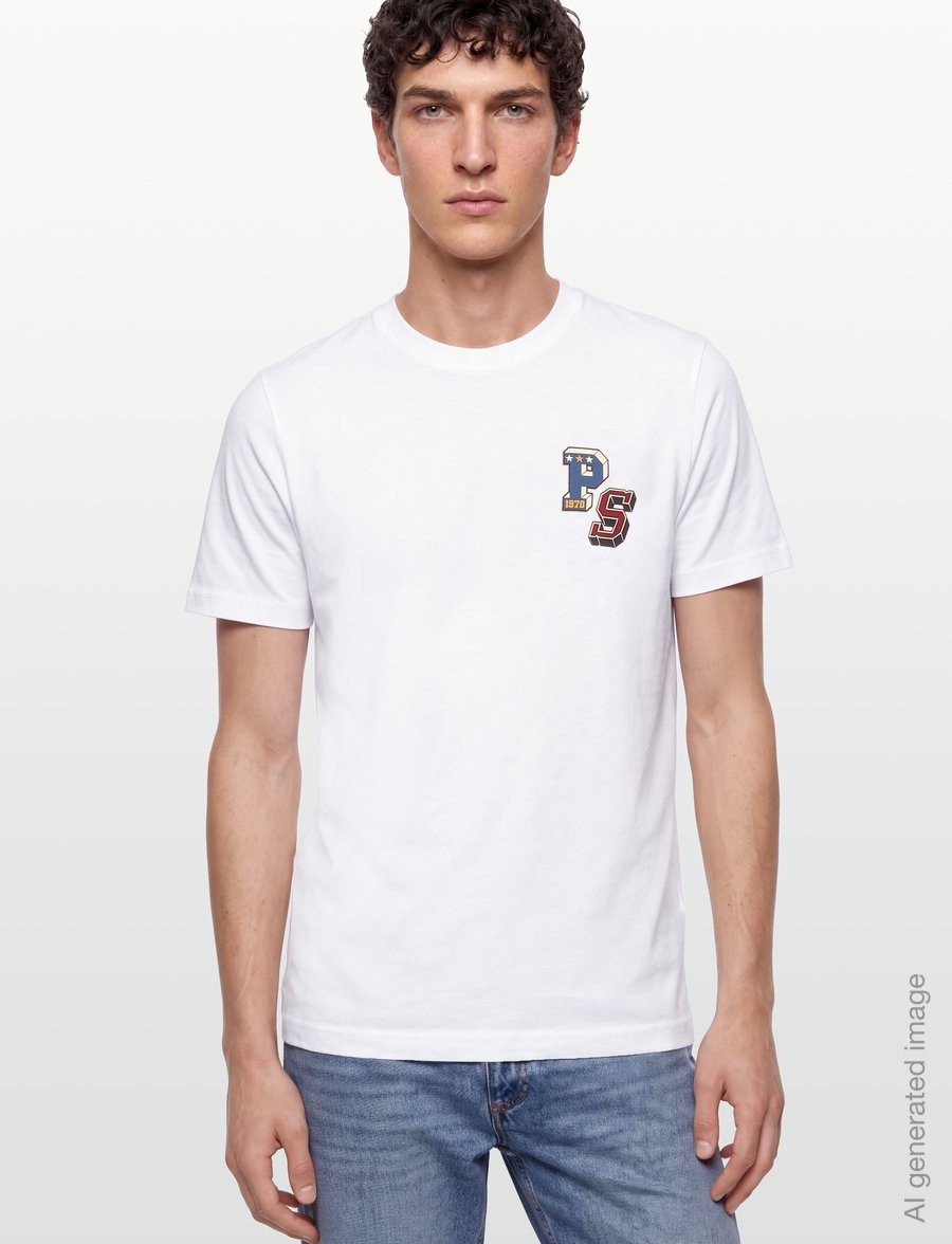 PS Paul Smith - MENS REG FIT T SHIRT PS1970 - kurzärmelige t-shirts - 01_white - 3
