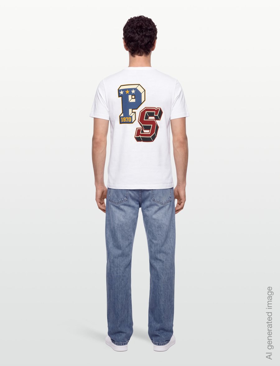 PS Paul Smith - MENS REG FIT T SHIRT PS1970 - kurzärmelige t-shirts - 01_white - 4