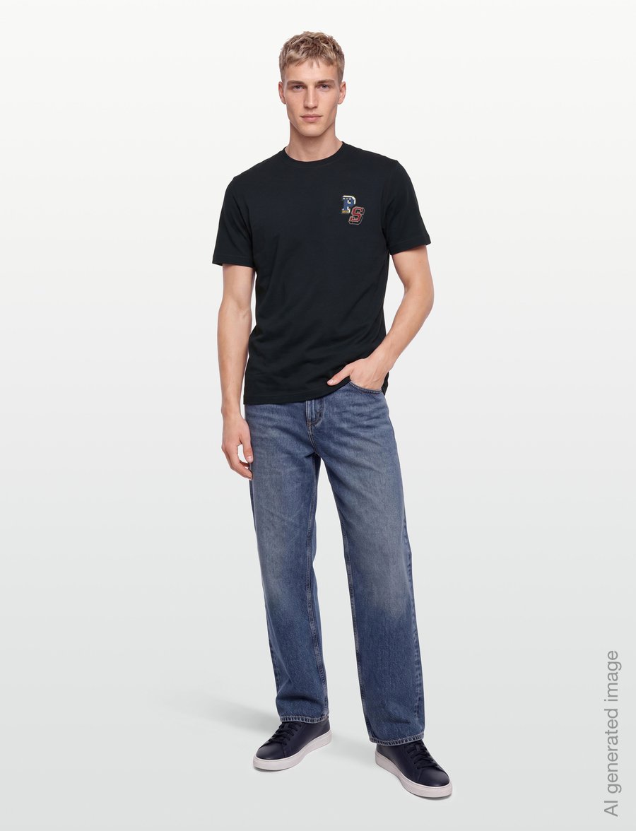 PS Paul Smith - MENS REG FIT T SHIRT PS1970 - lühikeste varrukatega t-särgid - very dark navy - 0