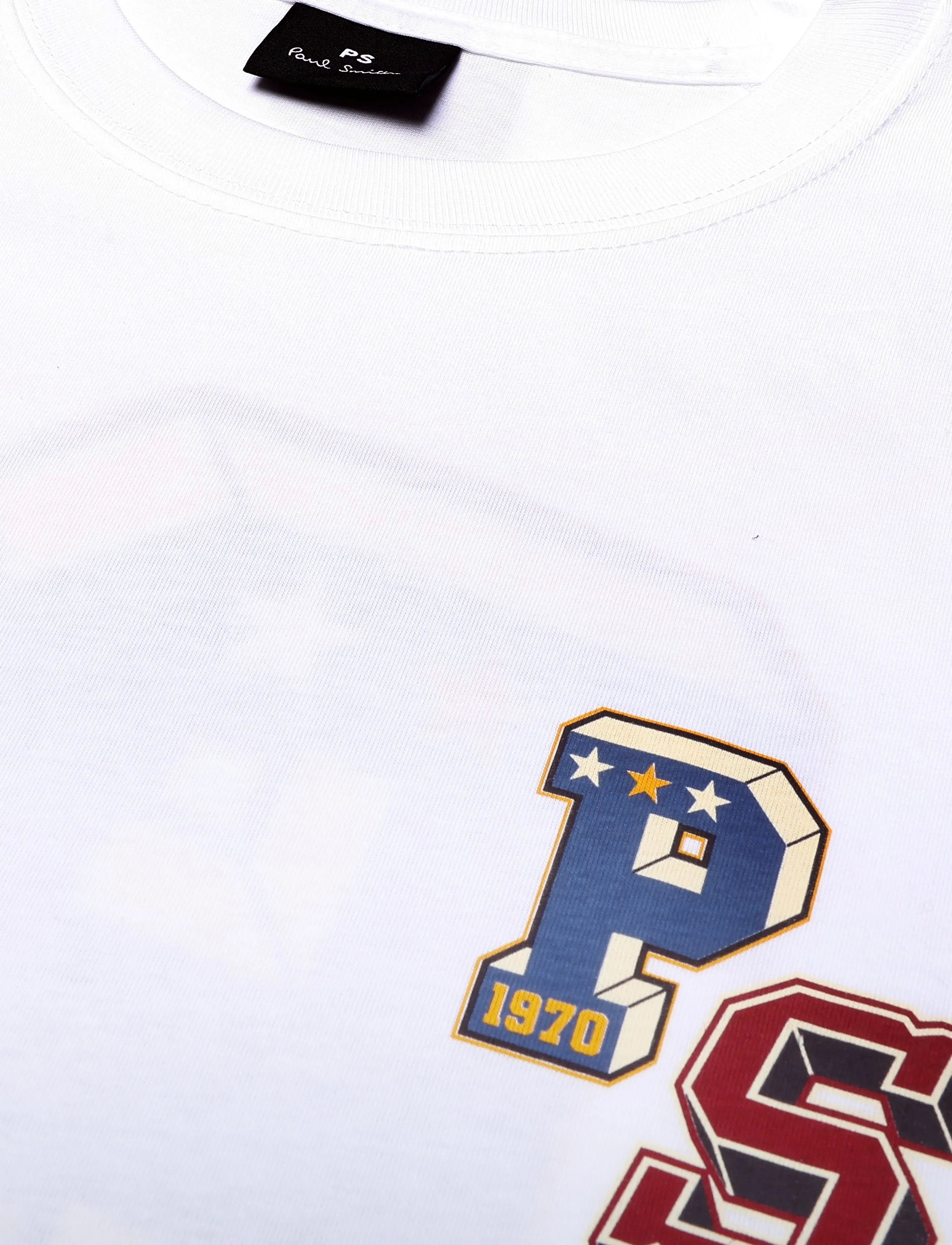 PS Paul Smith - MENS REG FIT T SHIRT PS1970 - kortärmade t-shirts - white - 5