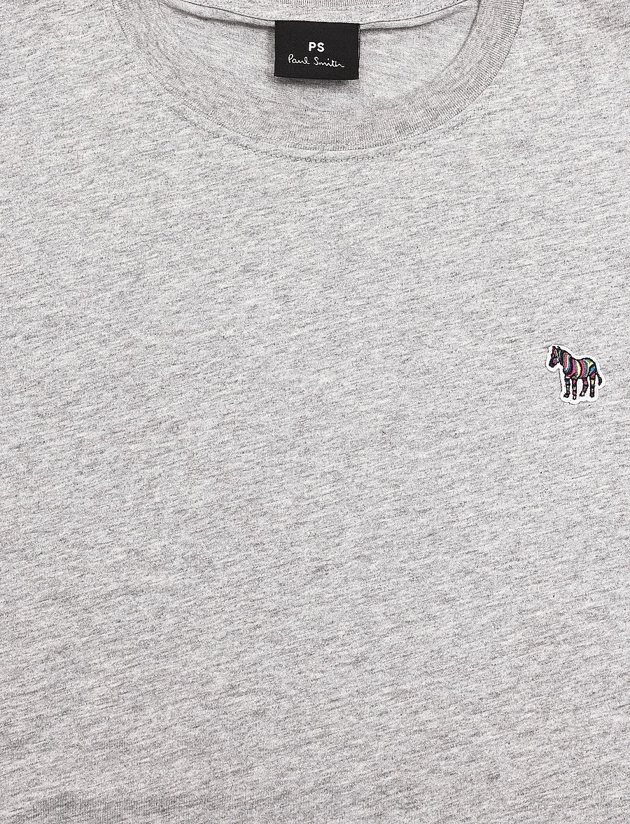 PS Paul Smith - MENS REG FIT SS TSHIRT ZEBRA - kortærmede t-shirts - 72_melan - 2