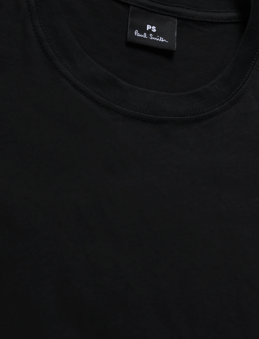 PS Paul Smith - MENS REG FIT SS TSHIRT ZEBRA - kurzärmelige t-shirts - 79_black - 2