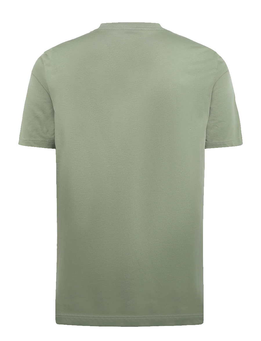 PS Paul Smith - MENS REG FIT SS TSHIRT ZEBRA - kurzärmelige t-shirts - 34d_lt greyish green - 1