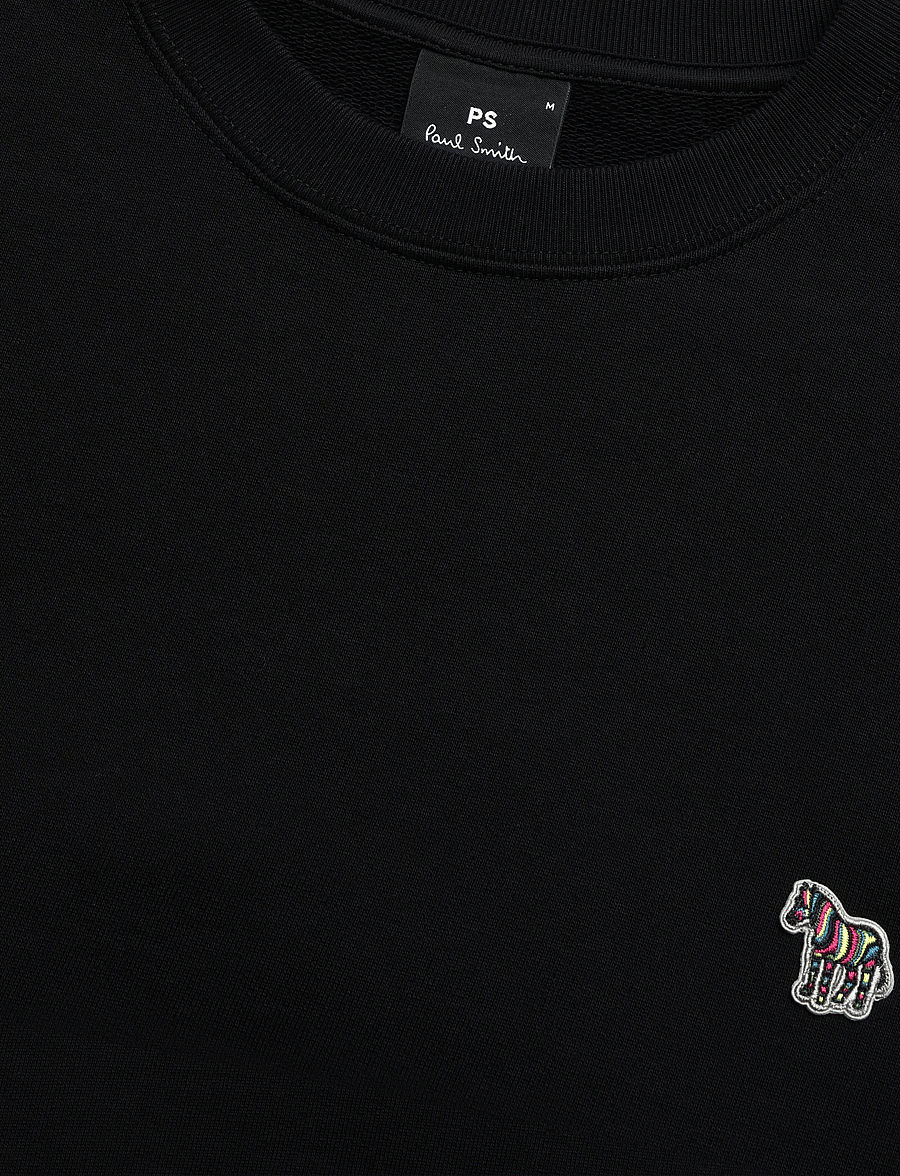 Paul Smith - MENS REG FIT SWEATSHIRT ZEBRA - dressipluusid - 79_black - 2