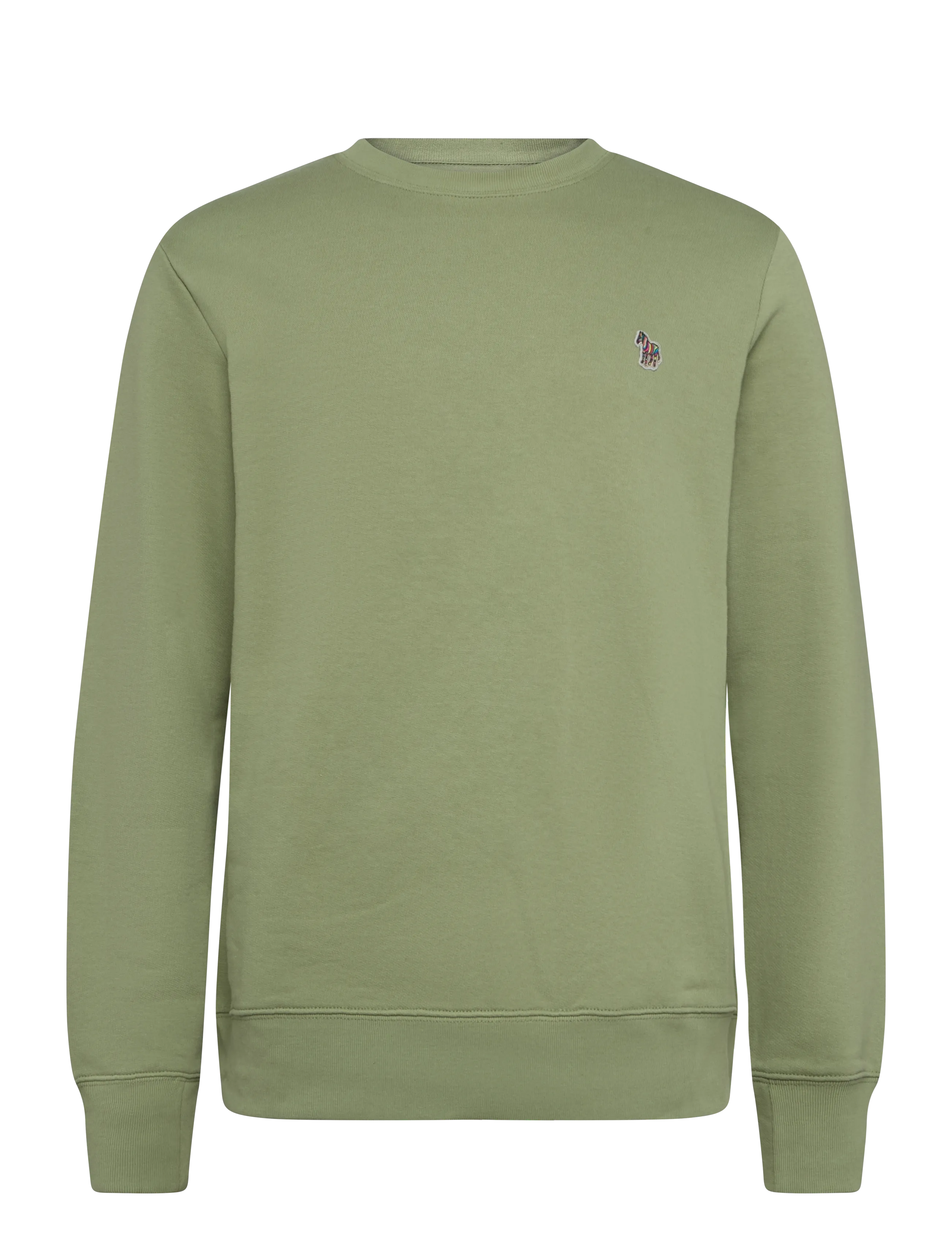 PS Paul Smith MENS REG FIT SWEATSHIRT ZEBRA - Shop by occasion - LT GREYISH GREEN / green