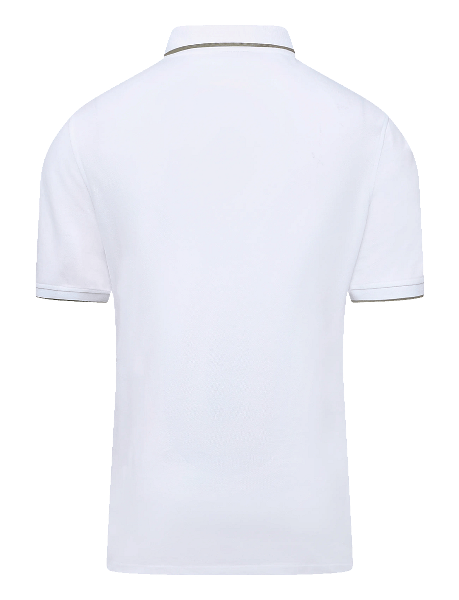 PS Paul Smith - MENS REG FIT SS POLO SHIRT ZEBRA - lühikeste varrukatega polod - 01_white - 1