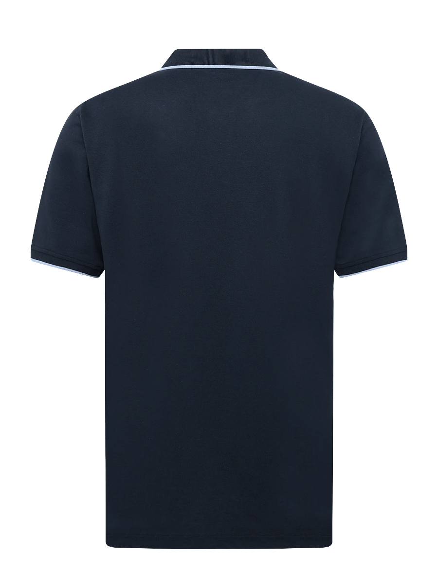 PS Paul Smith - MENS REG FIT SS POLO SHIRT ZEBRA - kortærmede poloer - very dark navy - 1