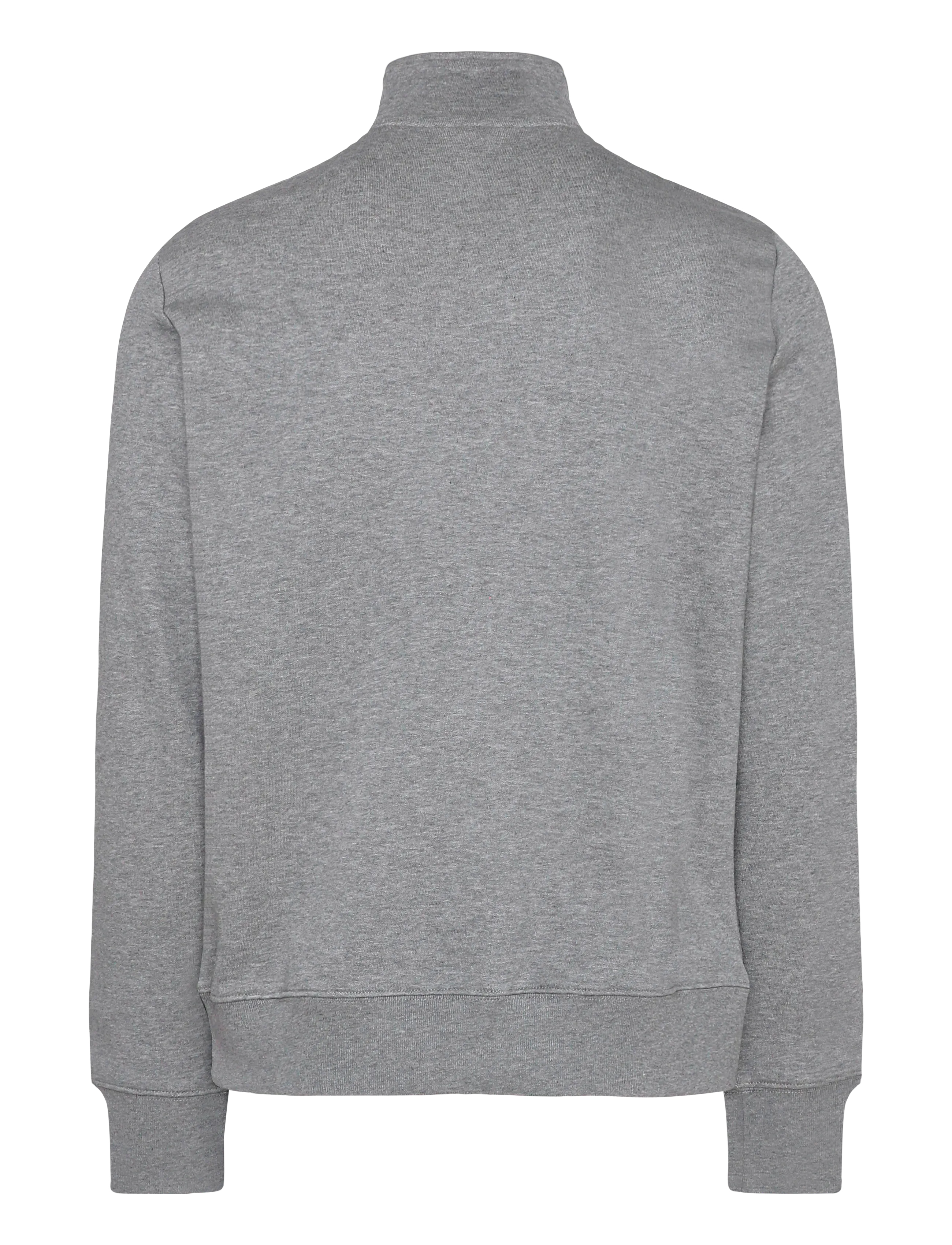 PS Paul Smith - MENS LS REG FIT HALF ZIP TOP ZEBRA - half zip jumpers - 72_melan - 1