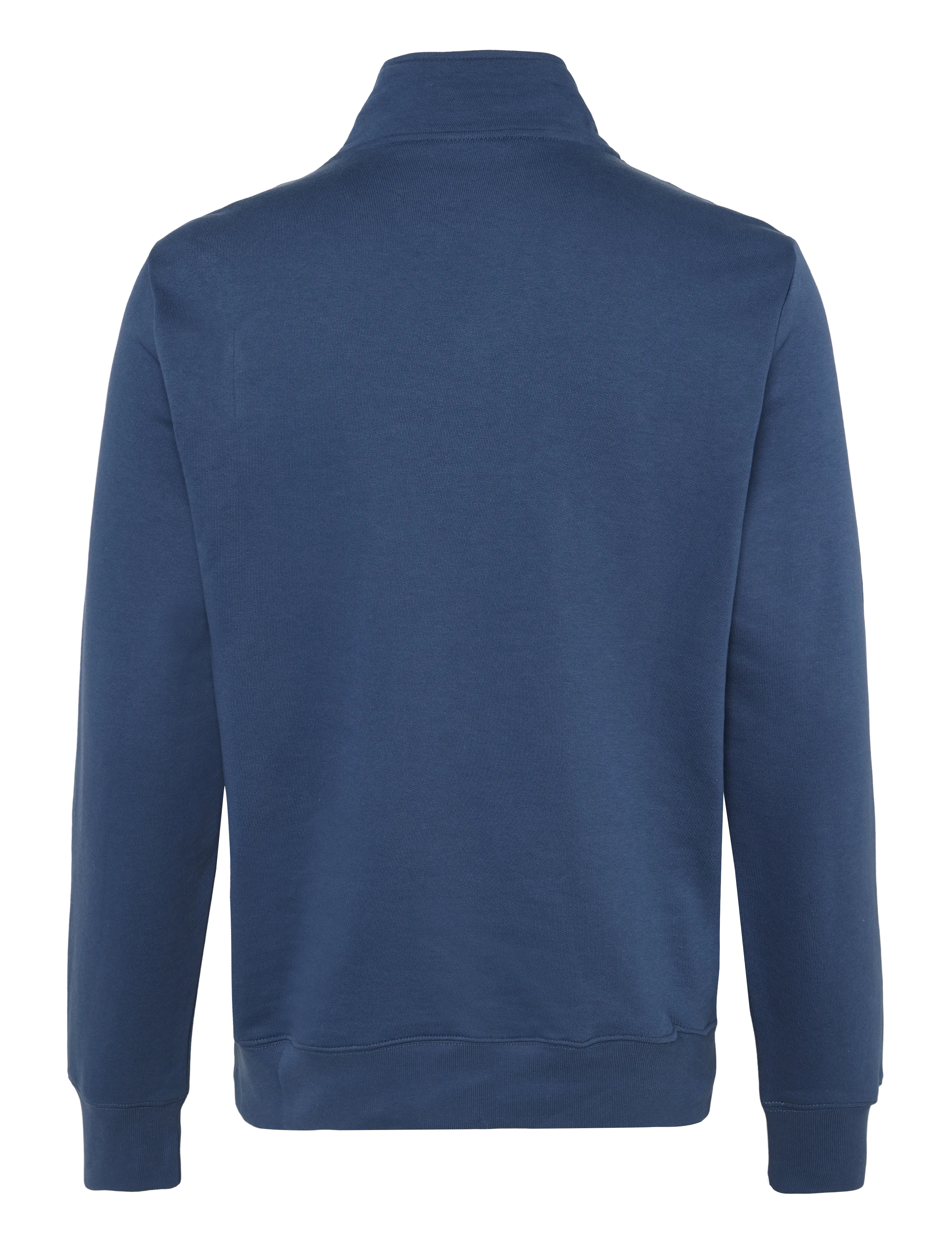 PS Paul Smith - MENS REG FIT HALF ZIP TOP ZEBRA - poolpika lukuga džemprid - 46d_indigo - 1