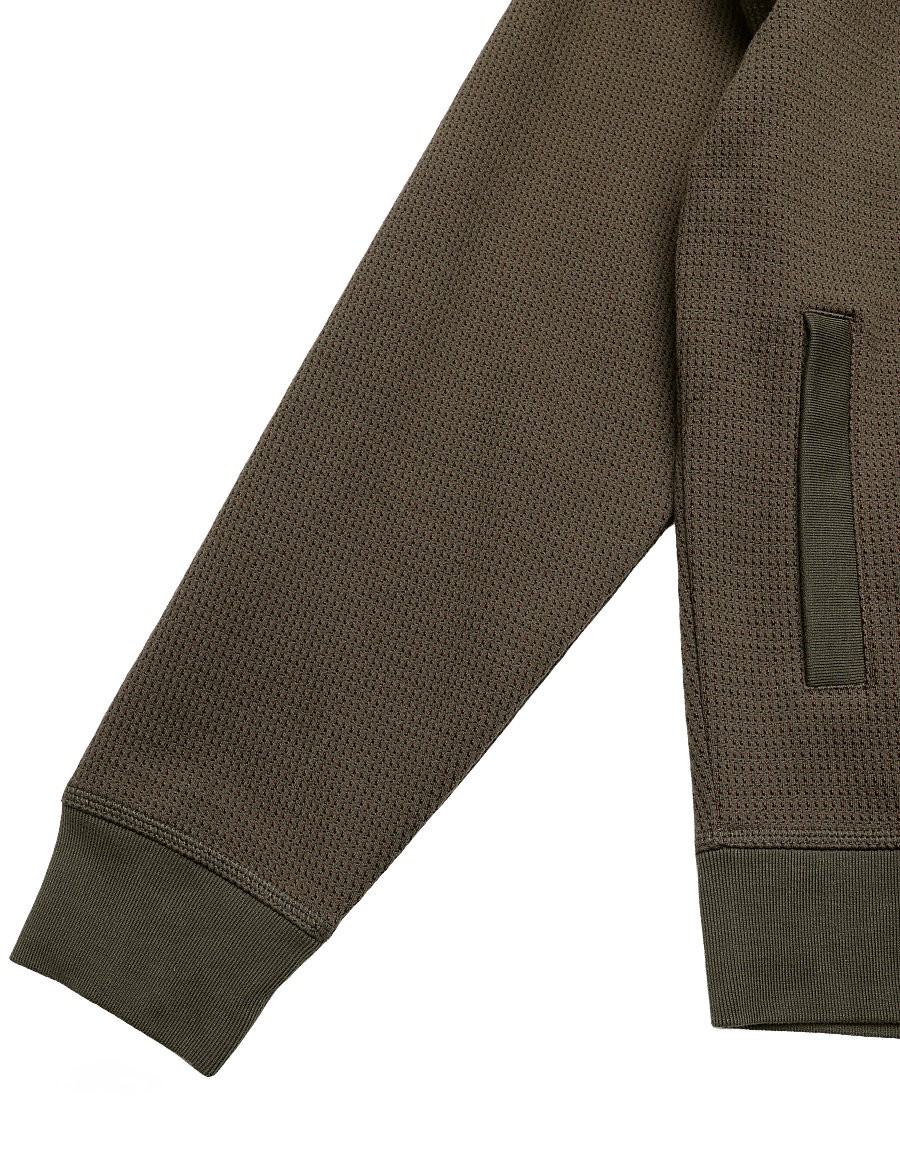 PS Paul Smith - MENS CASUAL FIT CARDIGAN - cardigans - 35_military green - 3