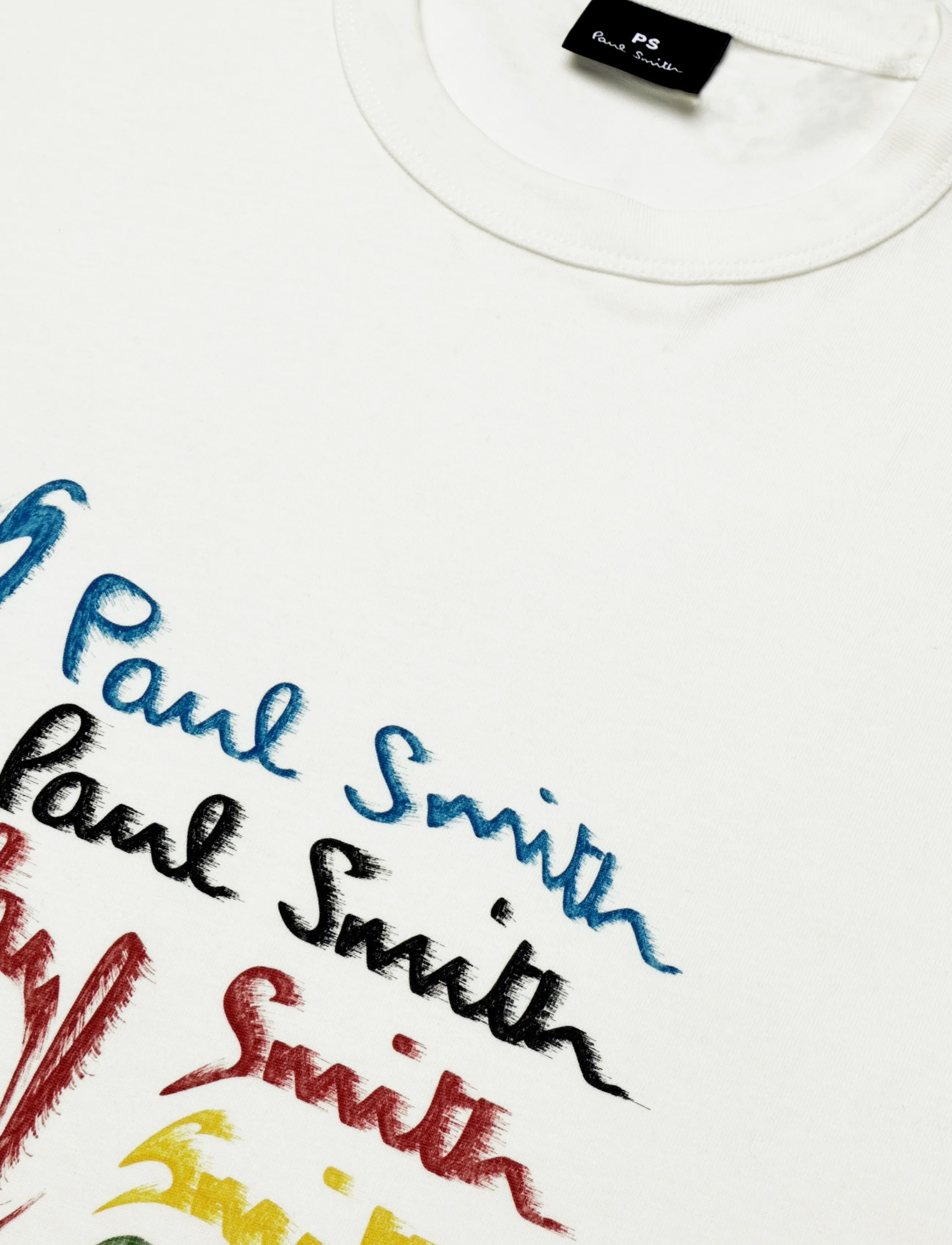 PS Paul Smith - MENS REG FIT T SHIRT PS PAUL SMITH - kurzärmelige t-shirts - 02_off white - 2