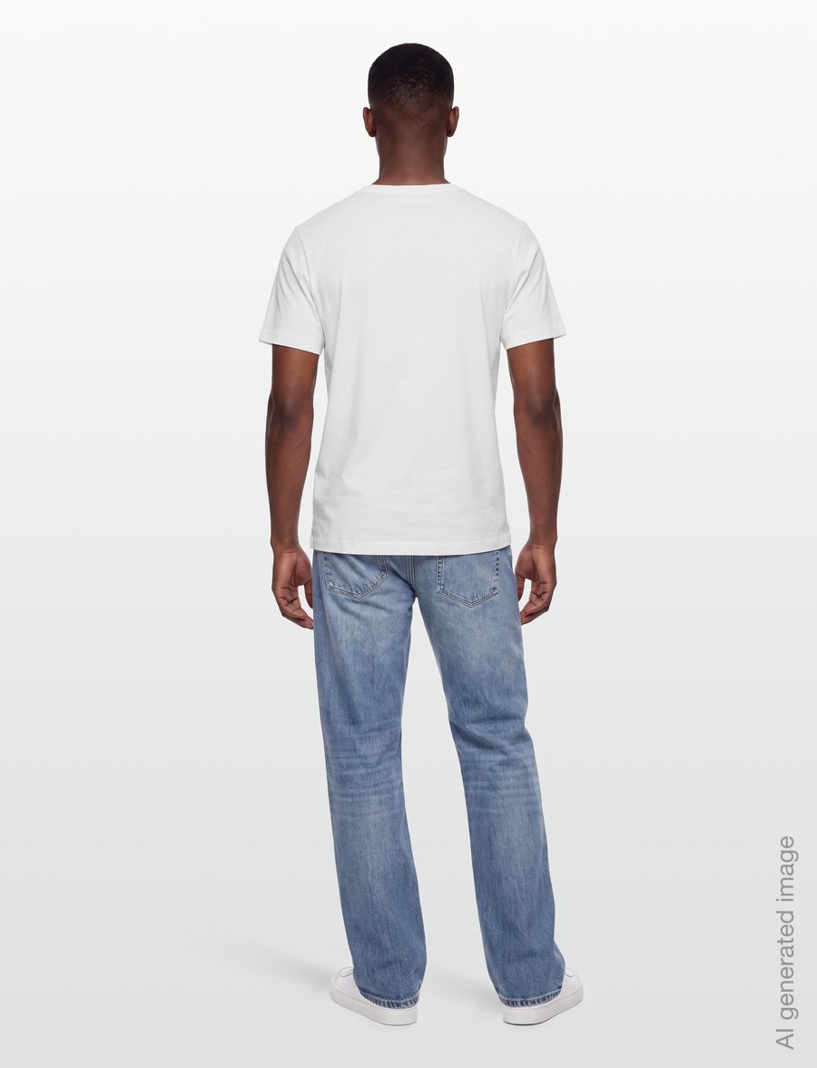 PS Paul Smith - MENS REG FIT T SHIRT HAPPY - lühikeste varrukatega t-särgid - off white - 4