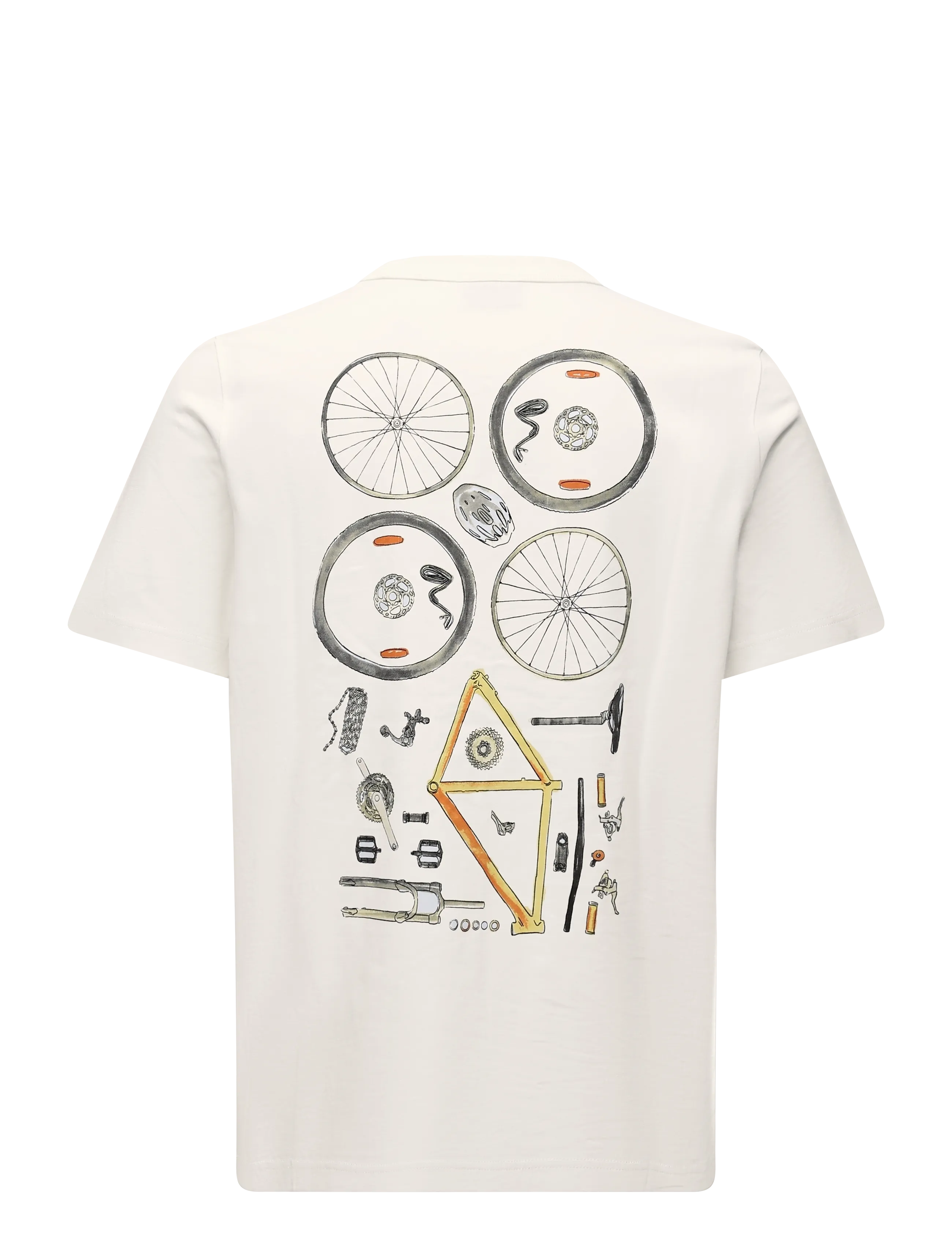 Mens Reg Fit T Shirt Bike Parts 2