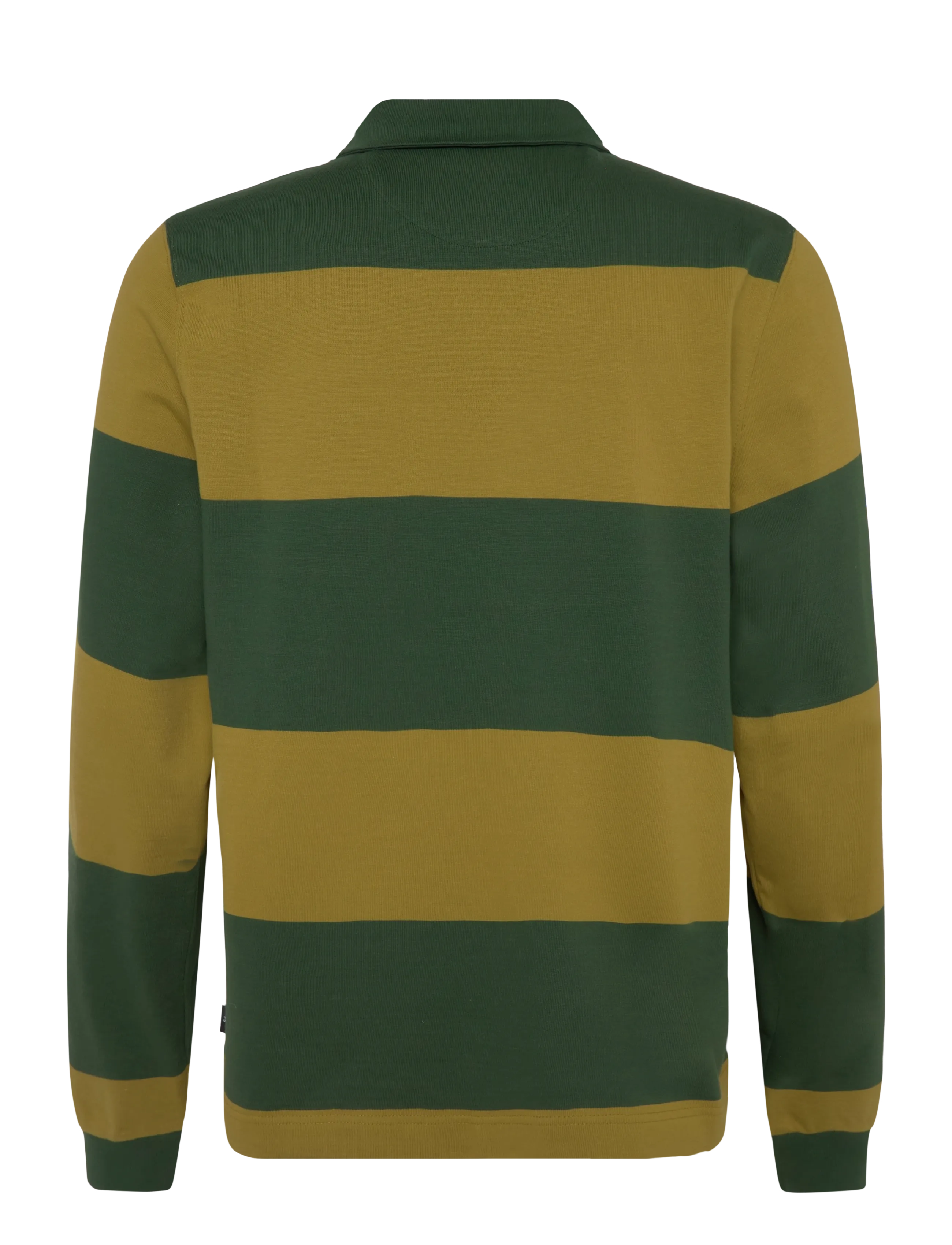 PS Paul Smith - MENS LS POPOVER - långärmade stickade pikétröjor - olive green - 1