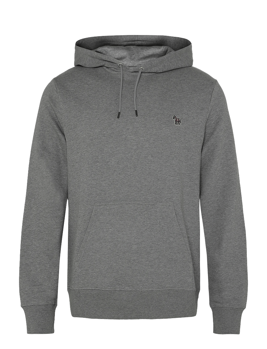 Paul Smith - MENS REG FIT HOODY ZEBRA - kapuutsiga pusad - 72_melan - 0