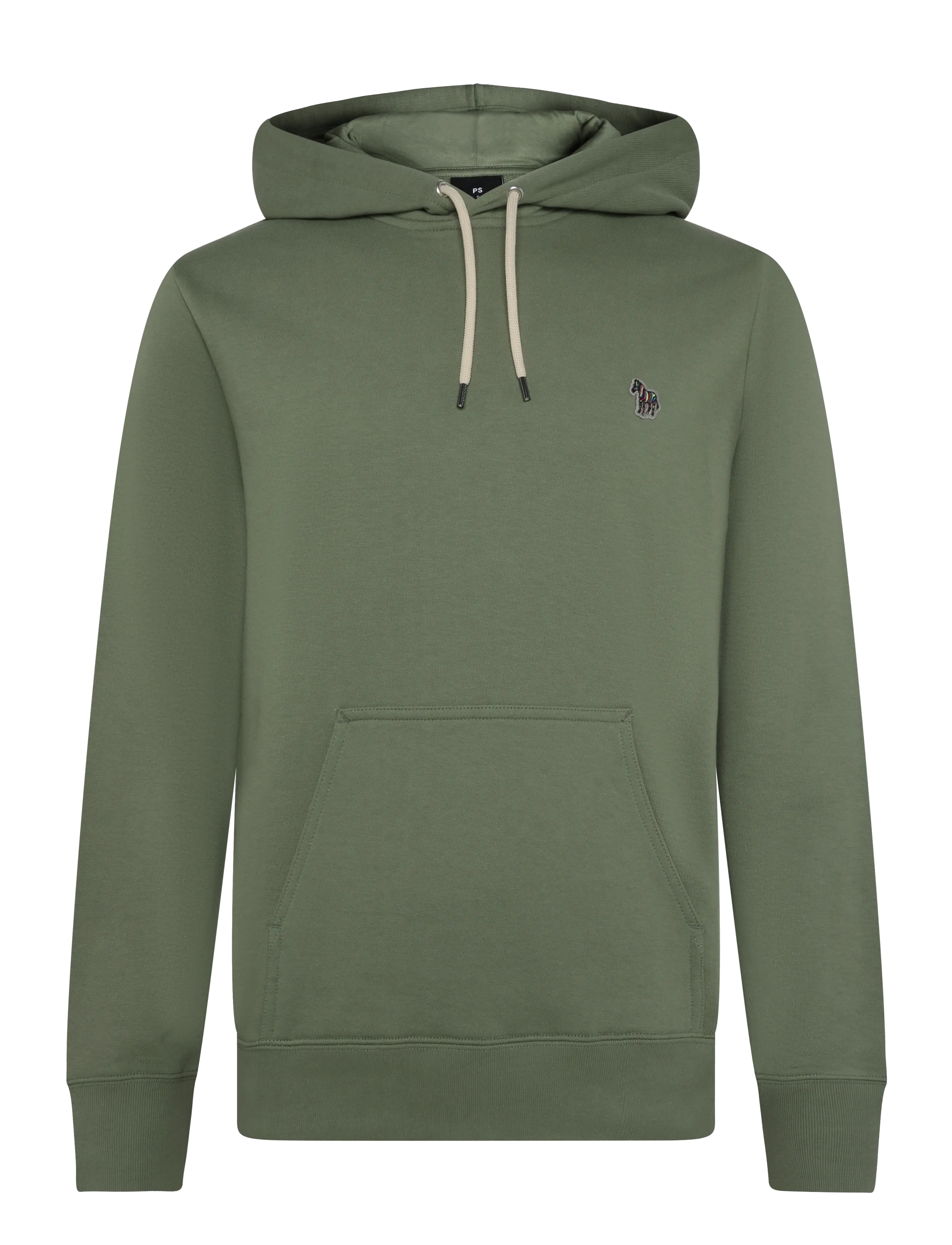 Paul Smith MENS REG FIT HOODY ZEBRA - Dressipluusid ja pusad - 34C_LT GREYISH GREEN / khaki/green