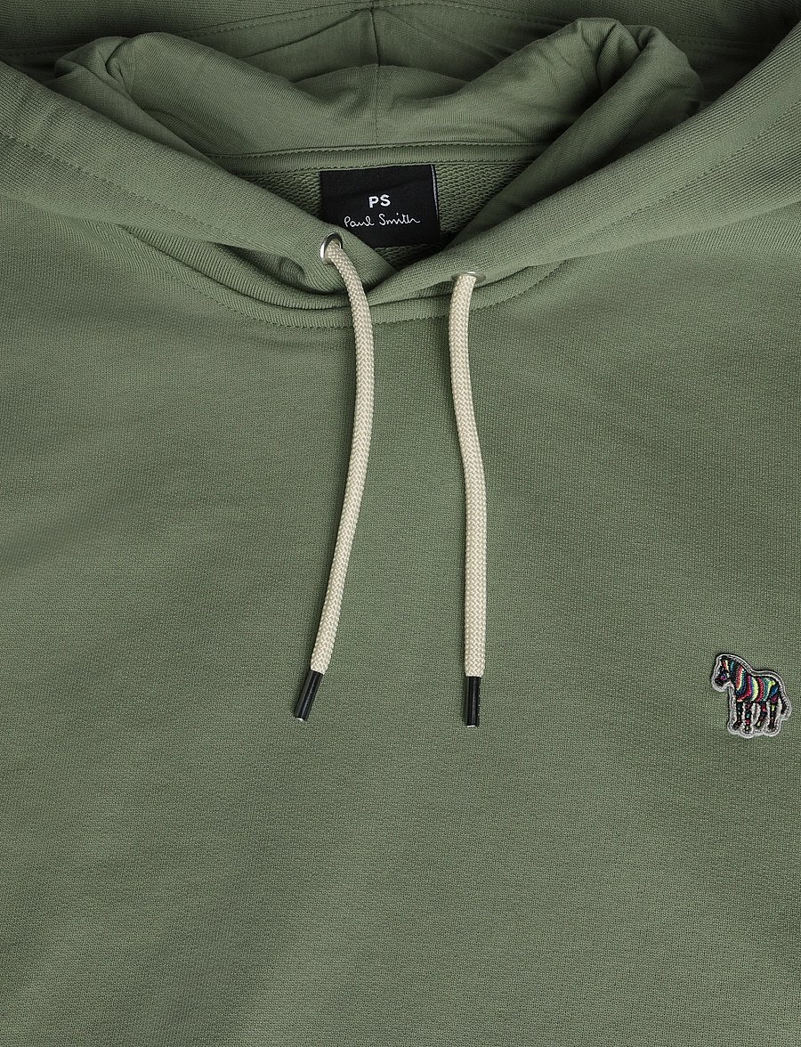 Paul Smith - MENS REG FIT HOODY ZEBRA - kapuutsiga pusad - 34c_lt greyish green - 2