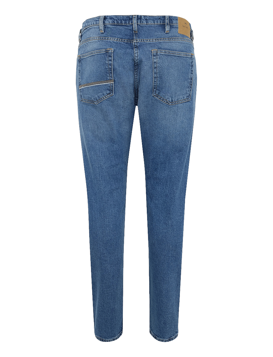 PS Paul Smith - MENS SLIM TAPERED FIT JEAN - tapered jeans - blue_over dyed - 1