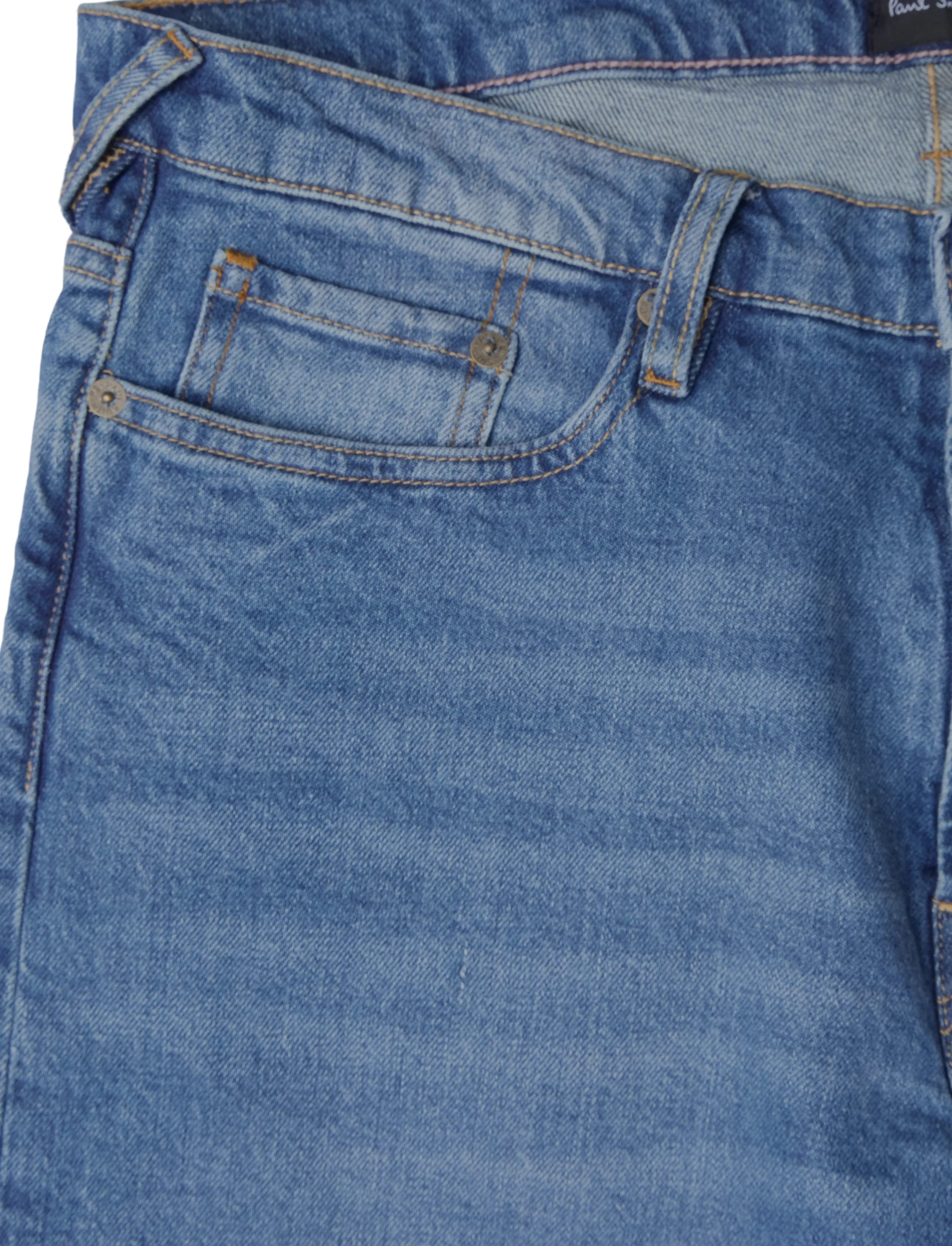 PS Paul Smith - MENS  SLIM TAPERED FIT JEAN - blue_over dyed - 2