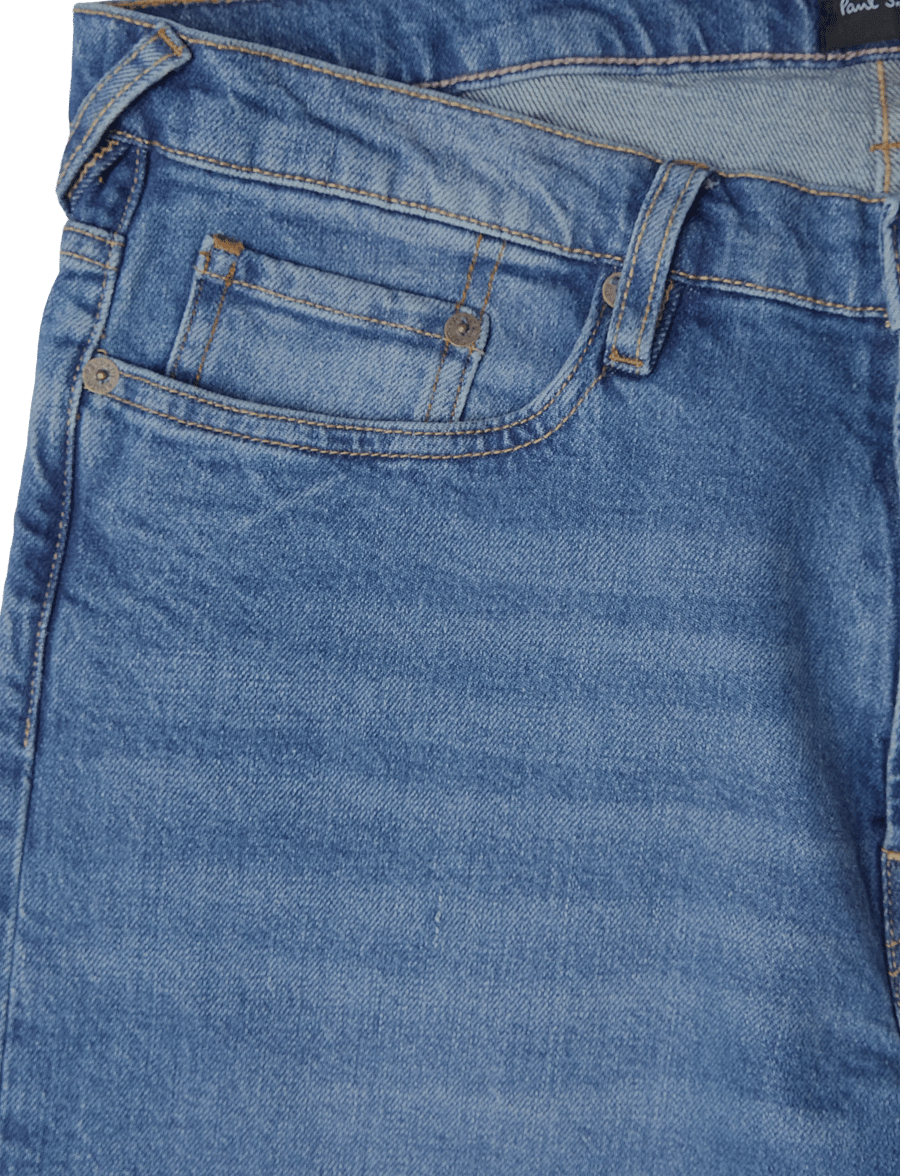 PS Paul Smith - MENS SLIM TAPERED FIT JEAN - tapered jeans - blue_over dyed - 2