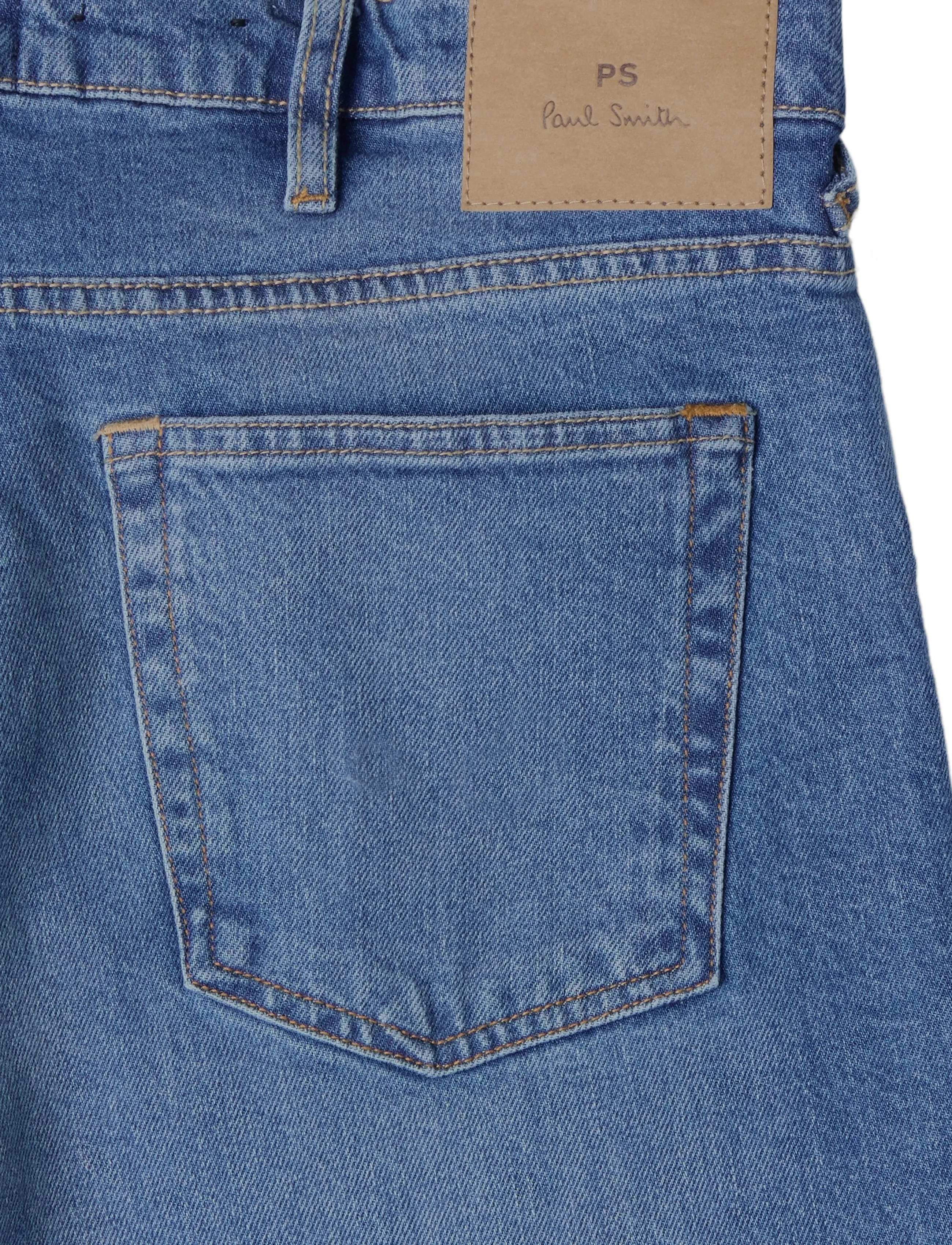 PS Paul Smith - MENS  SLIM TAPERED FIT JEAN - blue_over dyed - 4