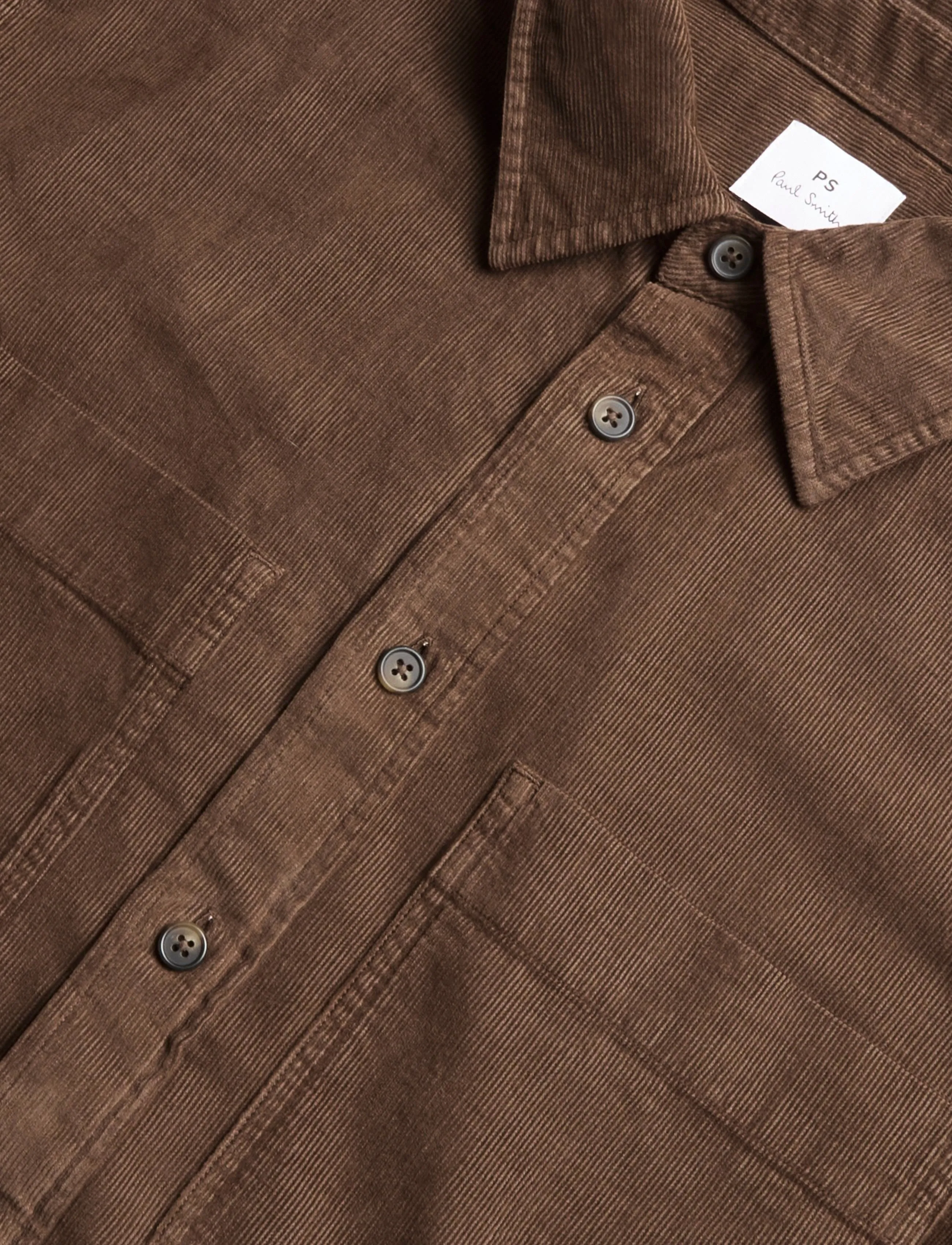 PS Paul Smith - MENS  LS CASUAL FIT SHIRT - brown - 2