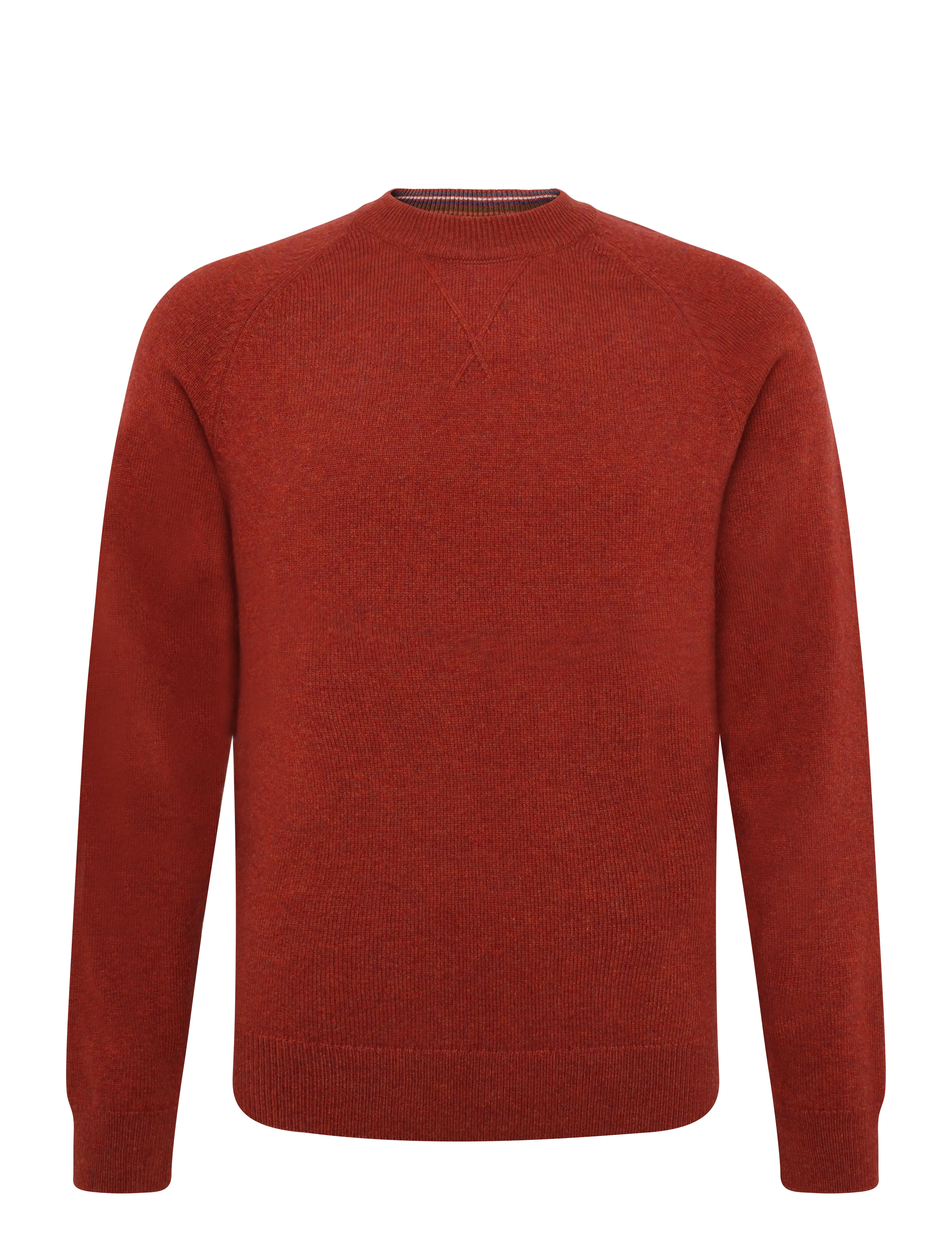 PS Paul Smith Mens Sweater Crew Neck, Mænd, Rundhalset Sweater, Rød, Str: S