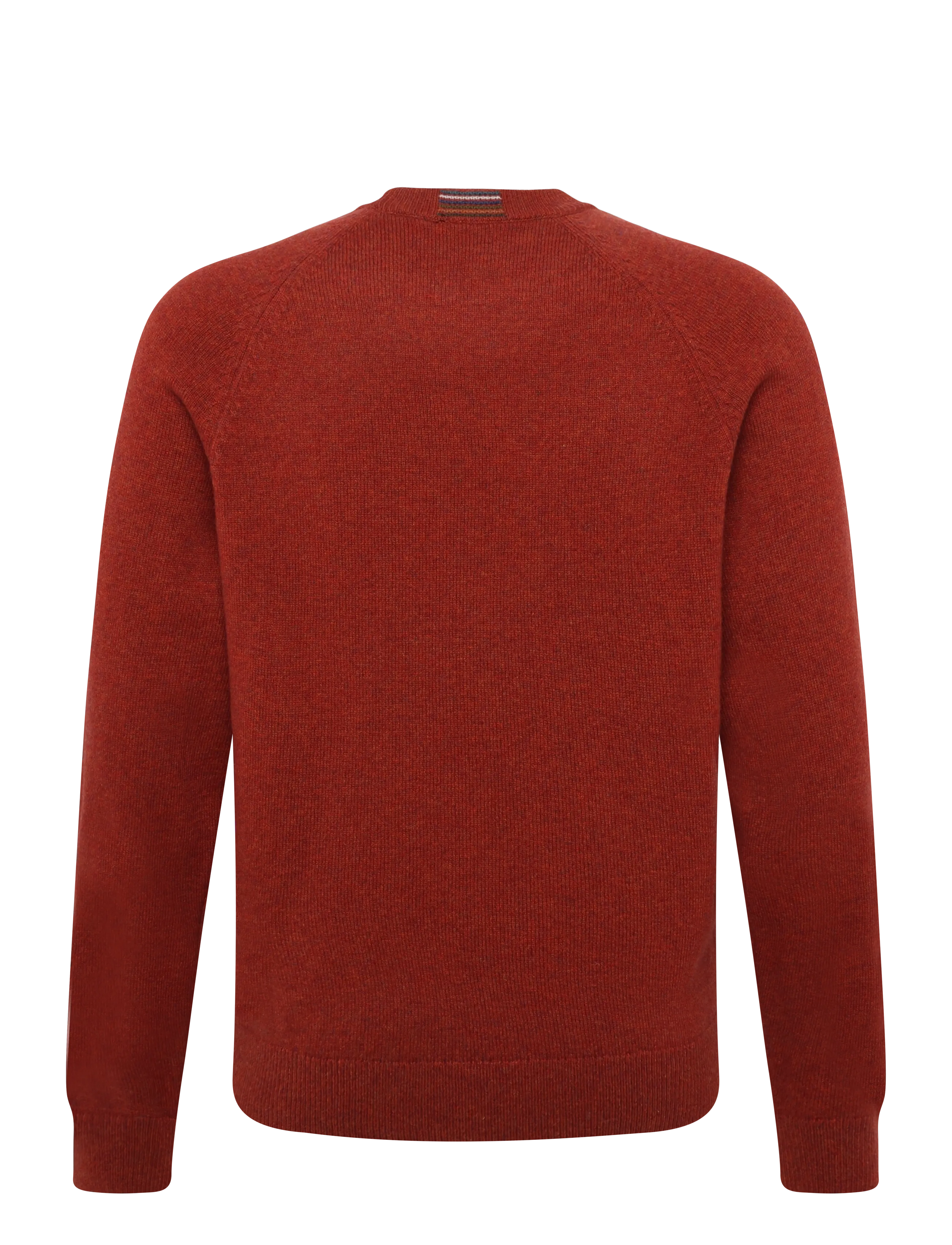 PS Paul Smith - MENS SWEATER CREW NECK - round necks - brick red - 1
