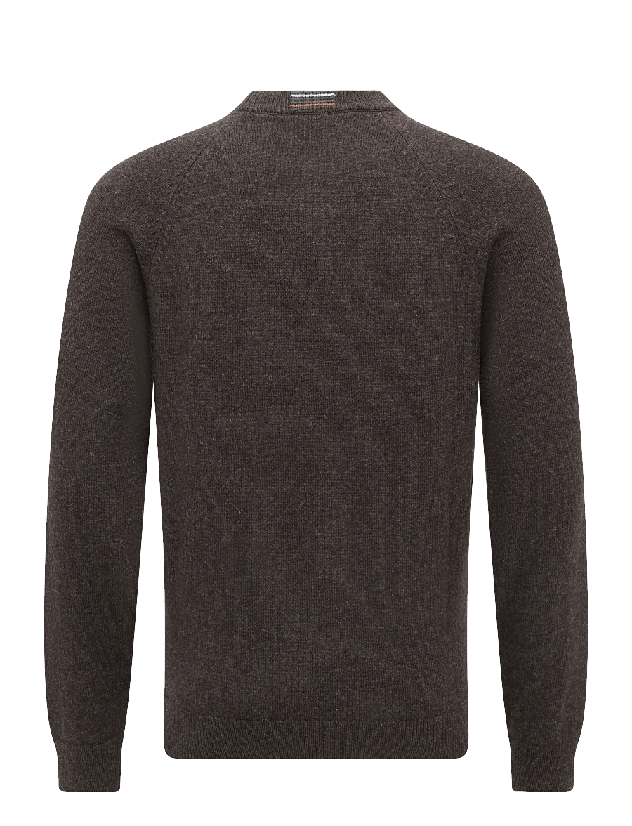 PS Paul Smith - MENS SWEATER CREW NECK - rundhals - dark brown - 1
