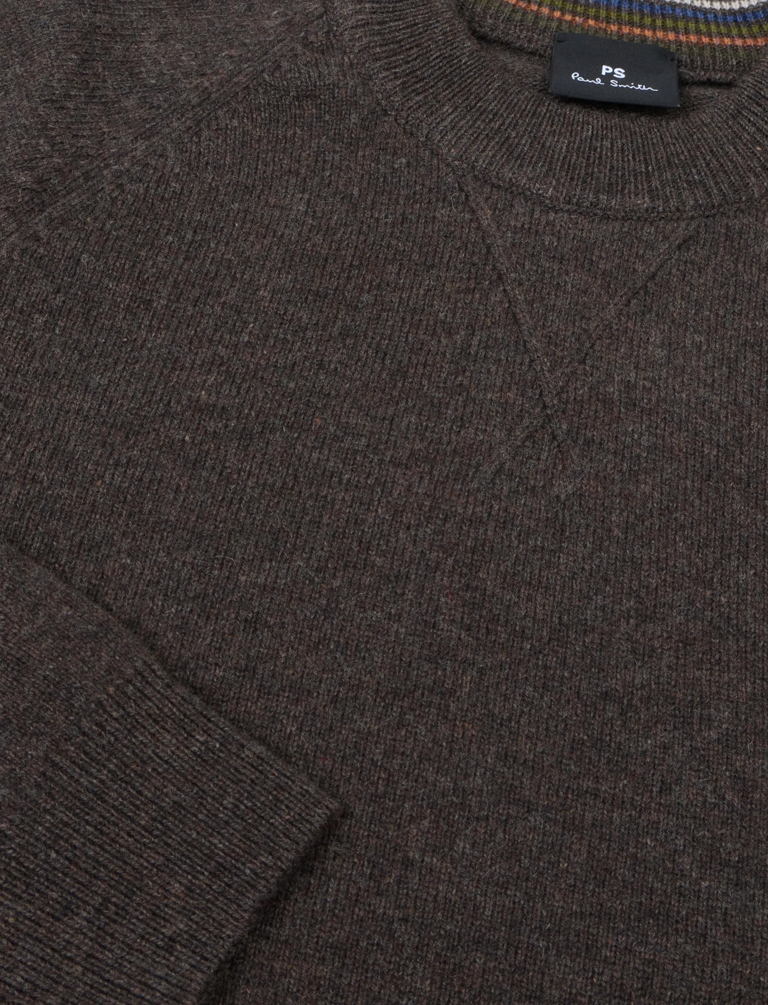 PS Paul Smith - MENS SWEATER CREW NECK - rundhals - dark brown - 2