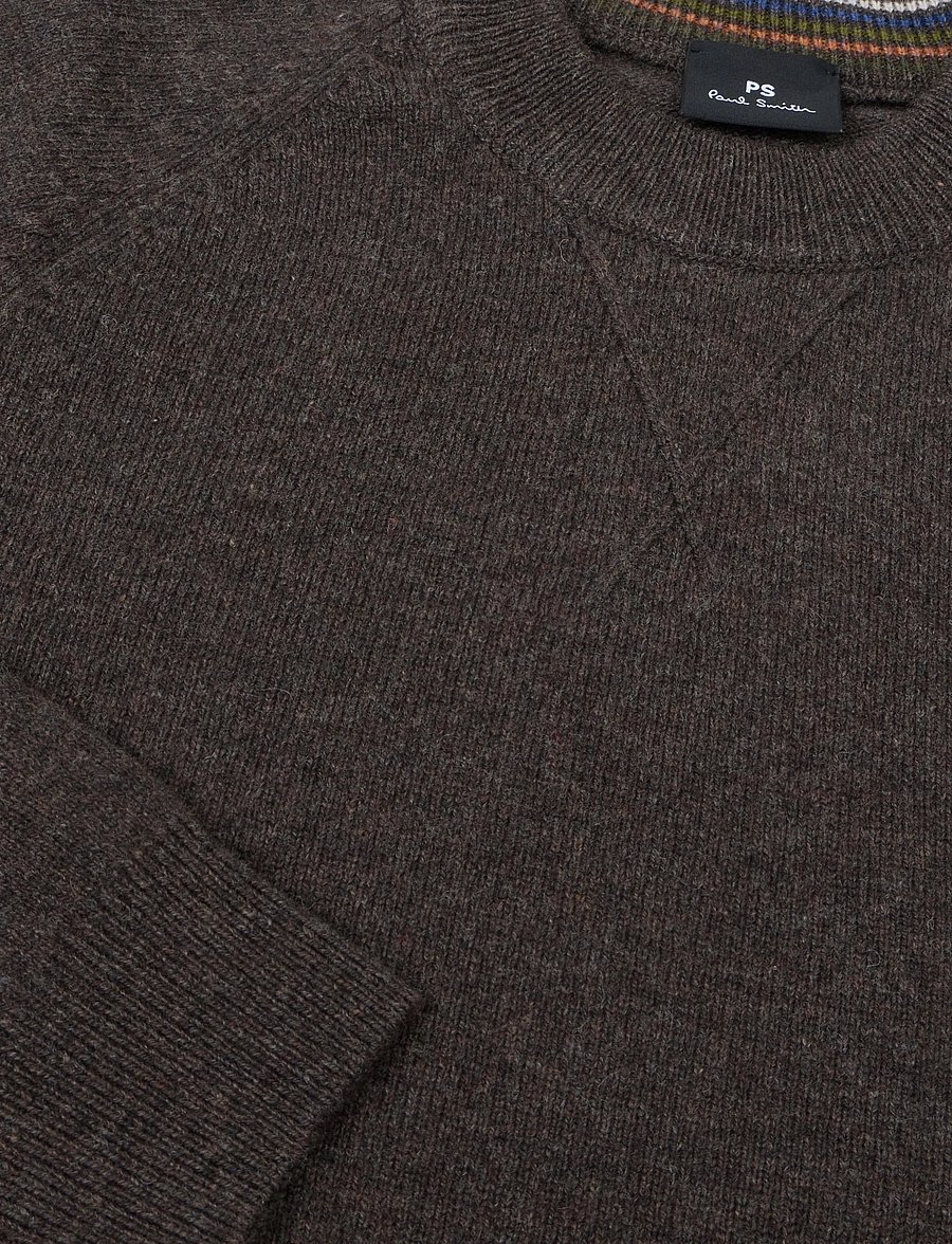 PS Paul Smith - MENS SWEATER CREW NECK - rundhals - dark brown - 2